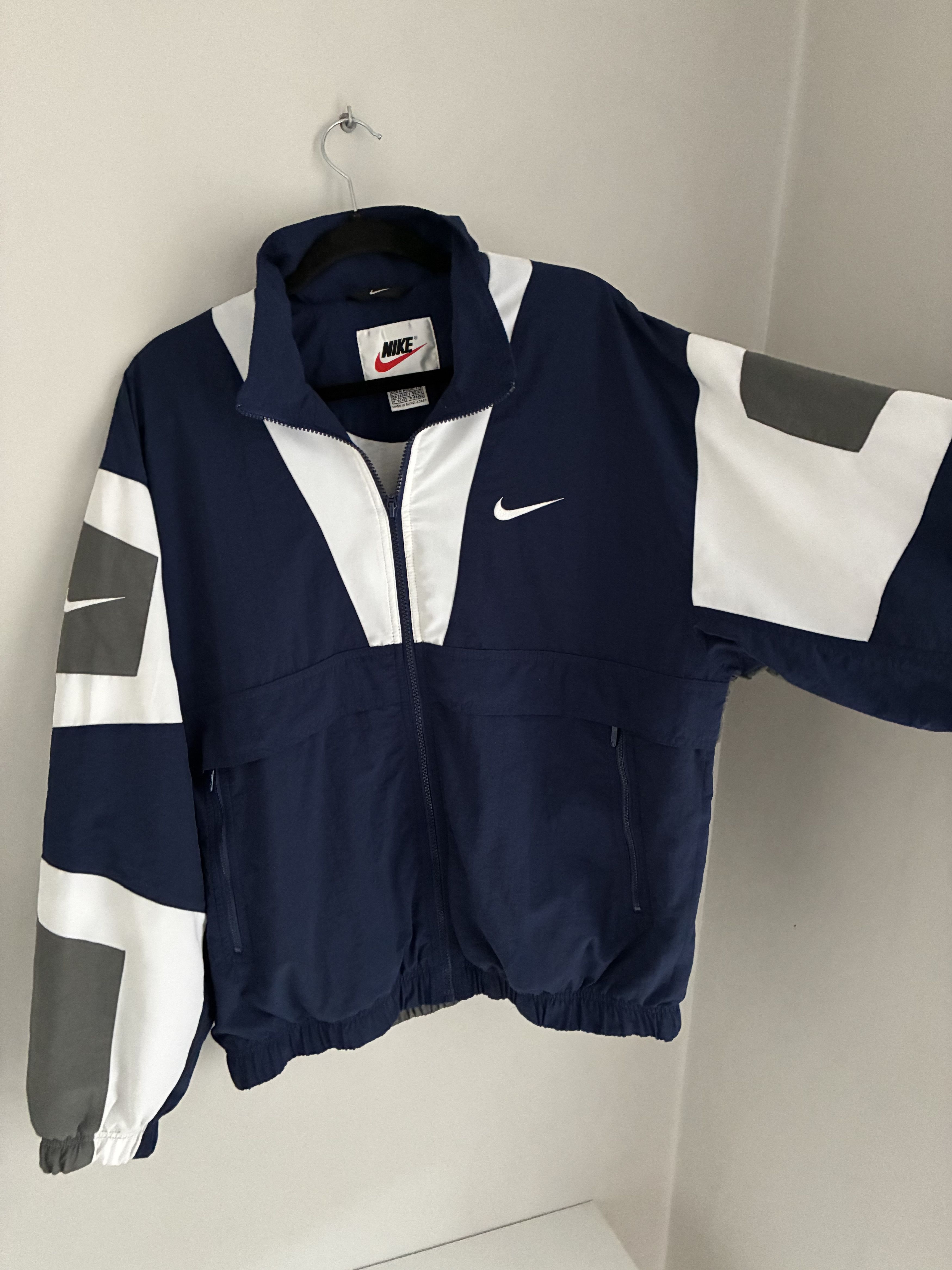 Nike Vintage Nike tracksuit rare 90s sweatshirt baggy jacket boxy Size US M / EU 48-50 / 2 - 8 Thumbnail