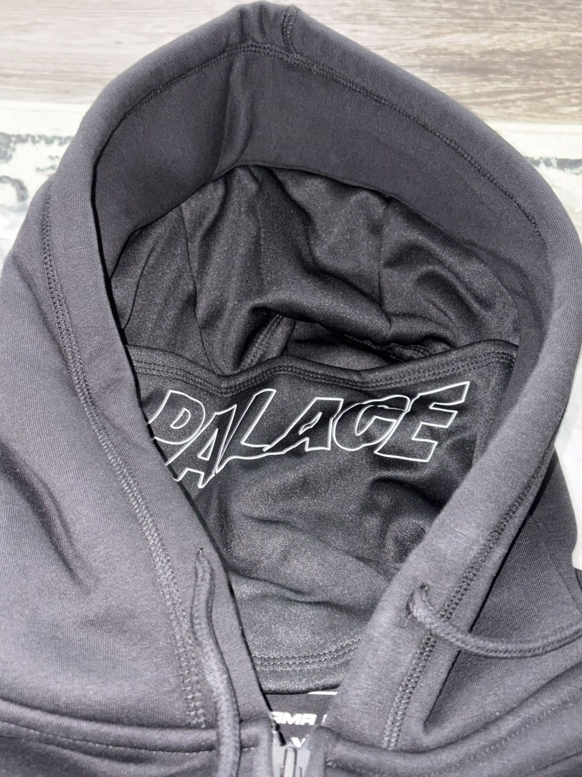 Palace Palace Facemask Thermal Hoodie (FW23) Black Size US XXL / EU 58 / 5 - 2 Thumbnail