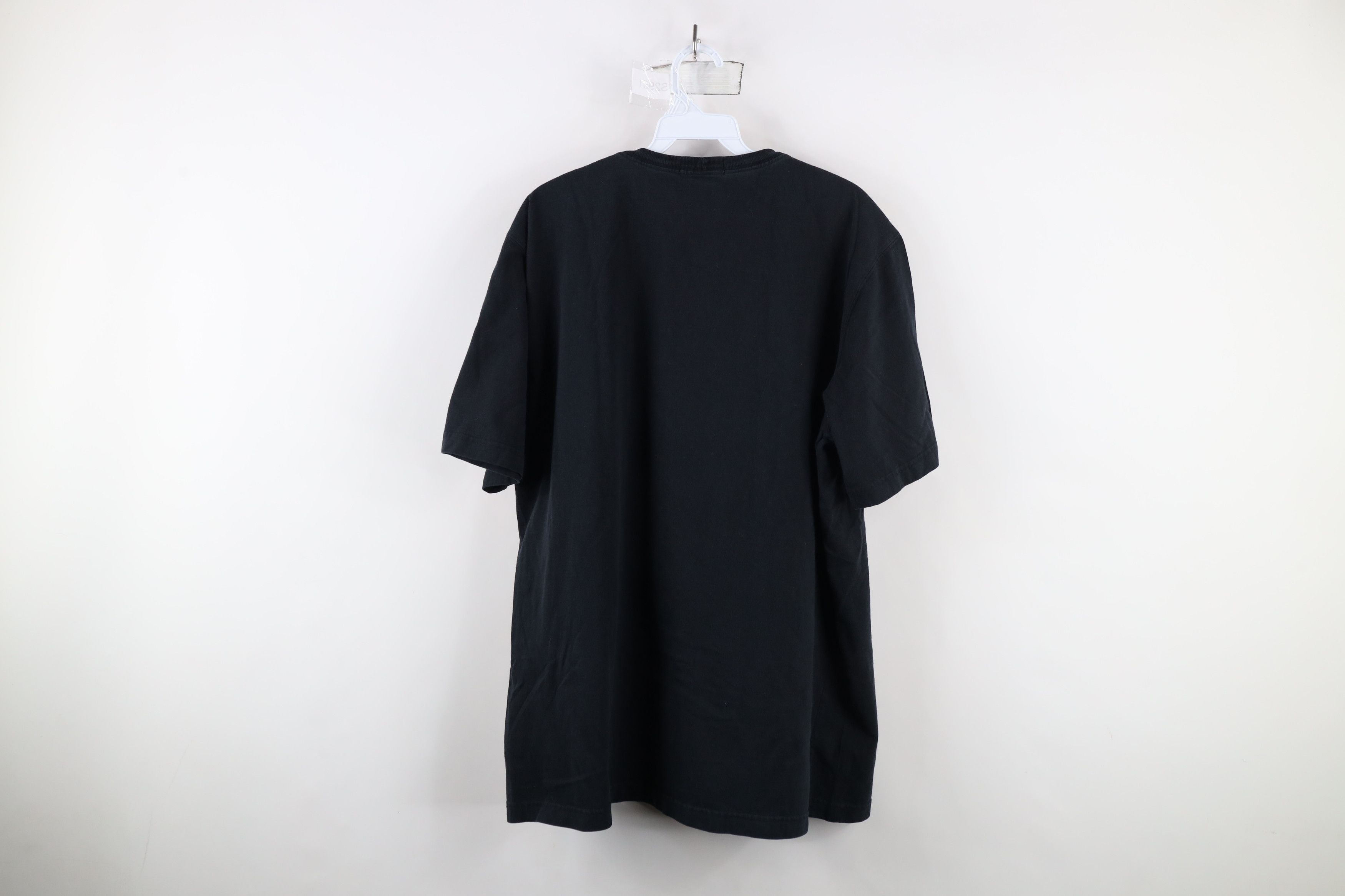 Lands' End × Vintage Vintage 90s Lands End Blank Heavyweight Cotton T-Shirt Black Size US L / EU 52-54 / 3 - 8 Thumbnail