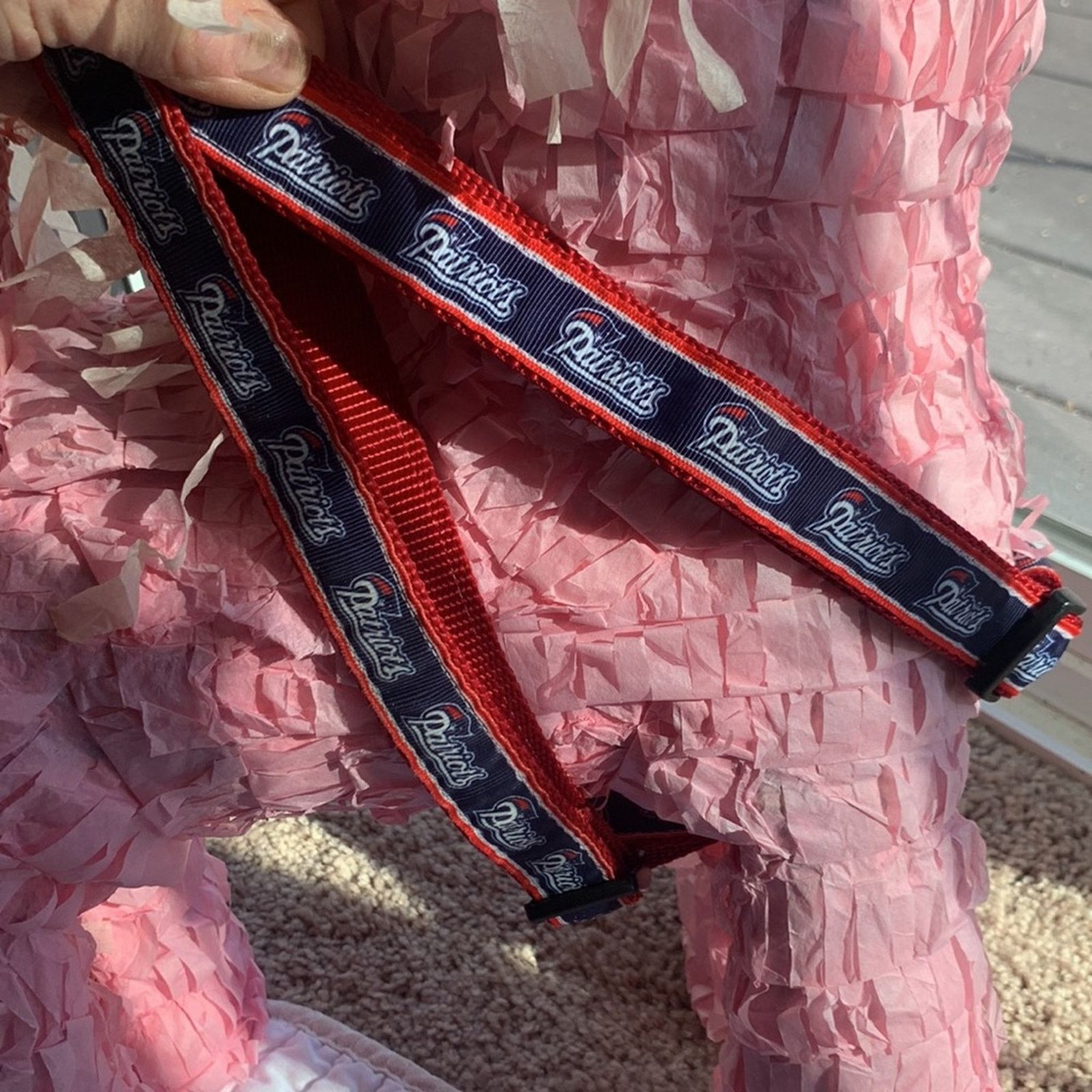 Vintage N.E. Patriots dog harness, step in style Size ONE SIZE - 3 Thumbnail