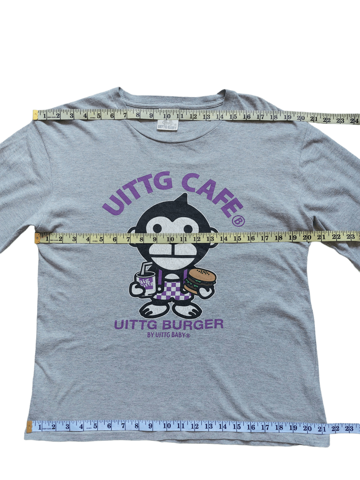 Vintage Uittg Baby Big Logo Inspired by A Bathing Ape Size US L / EU 52-54 / 3 - 17 Thumbnail