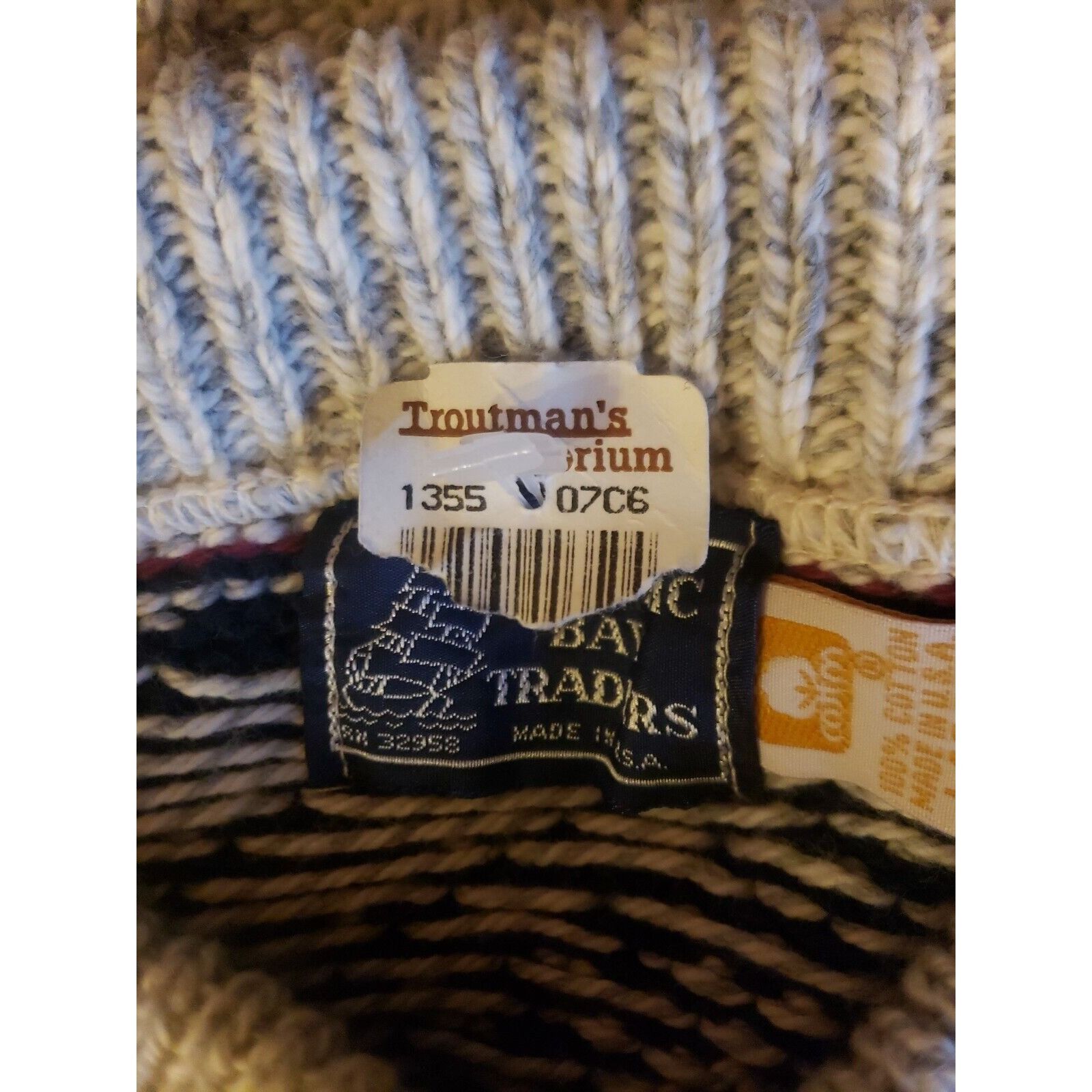 Other Vtg Fair Isle Ski Sweater Mens L USA Made Nordic Cotton Crew Size US L / EU 52-54 / 3 - 10 Thumbnail