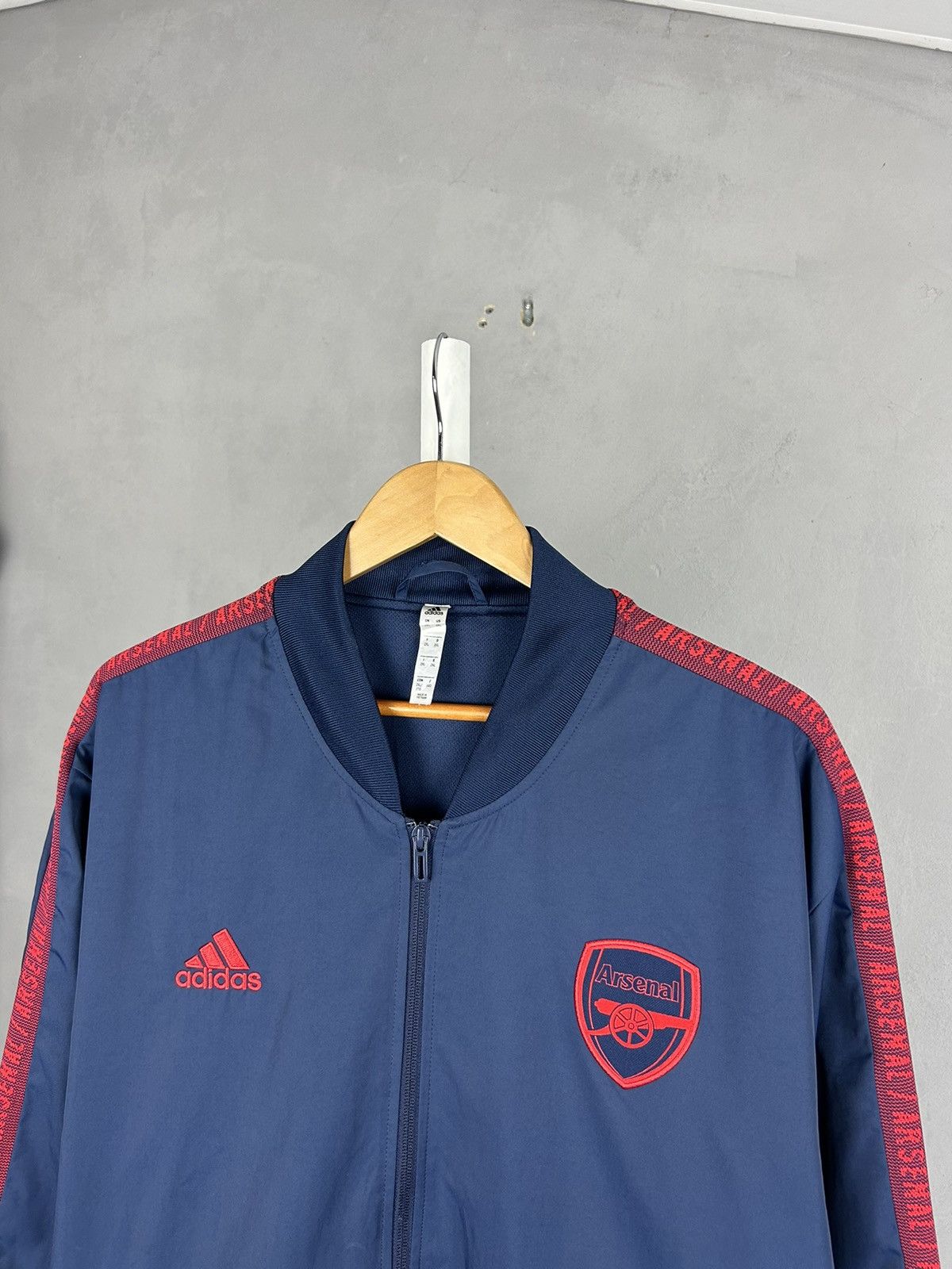 Adidas ARSENAL LONDON ADIDAS 2019/20 FOOTBALL SOCCER TRACK JACKET Size US XXL / EU 58 / 5 - 3 Thumbnail
