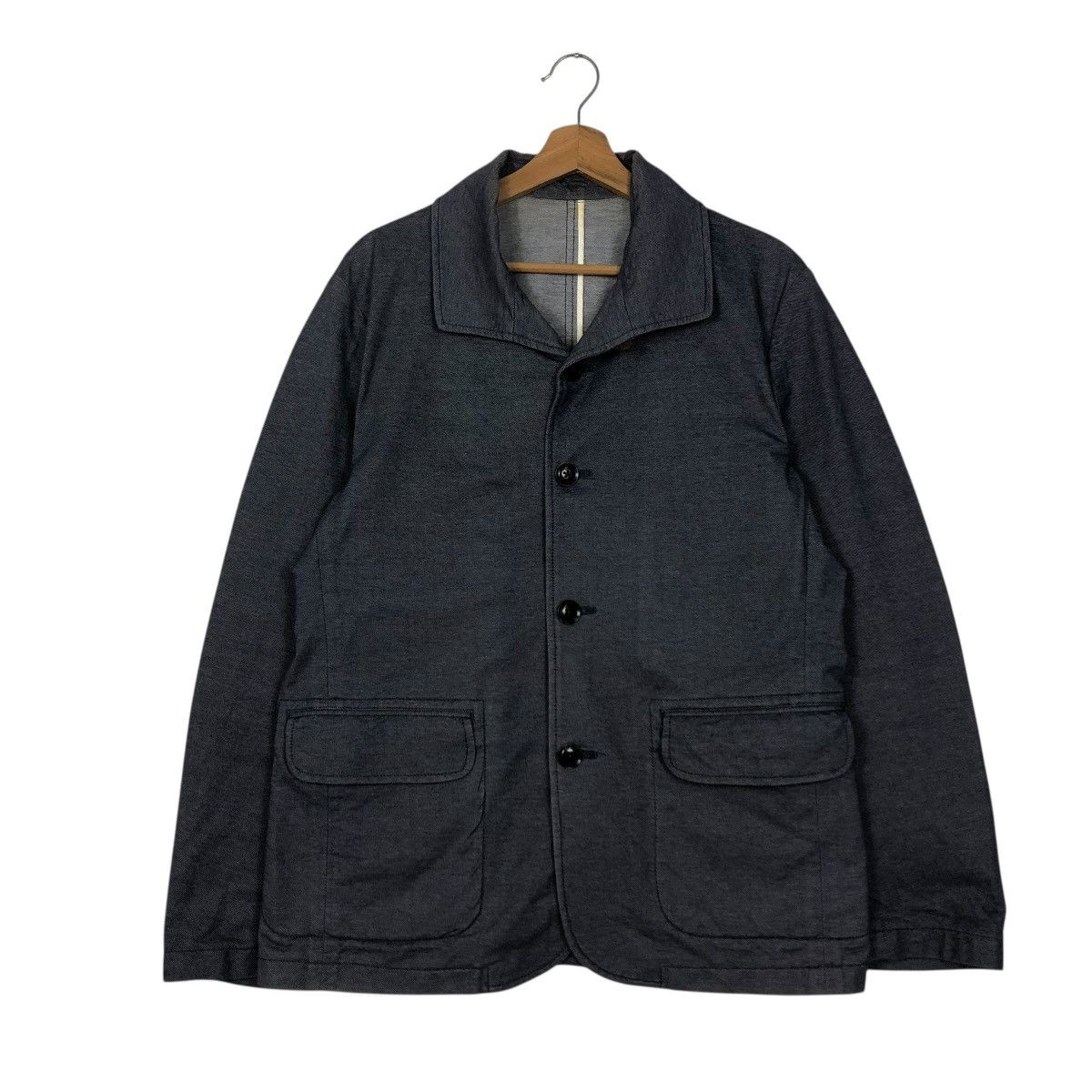Japanese Brand 🔥VINTAGE BUTTON CHORE JACKET TAKEO KIKUCHI ISSEY MIYAKE Size US M / EU 48-50 / 2 - 3 Thumbnail
