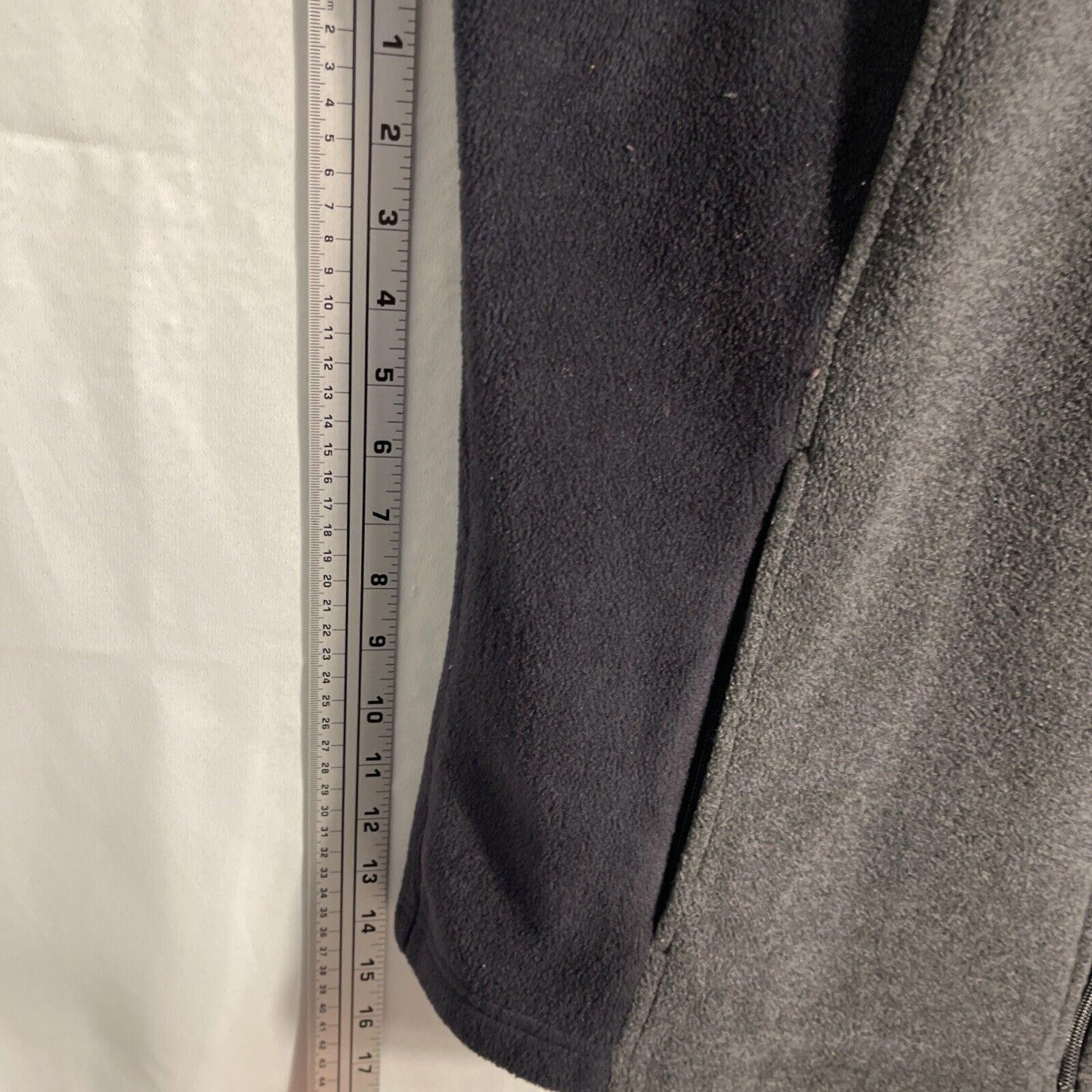 Columbia Columbia Fleece Vest XL Blue Black /grey Fullzip Color Block Size US XL / EU 56 / 4 - 7 Thumbnail