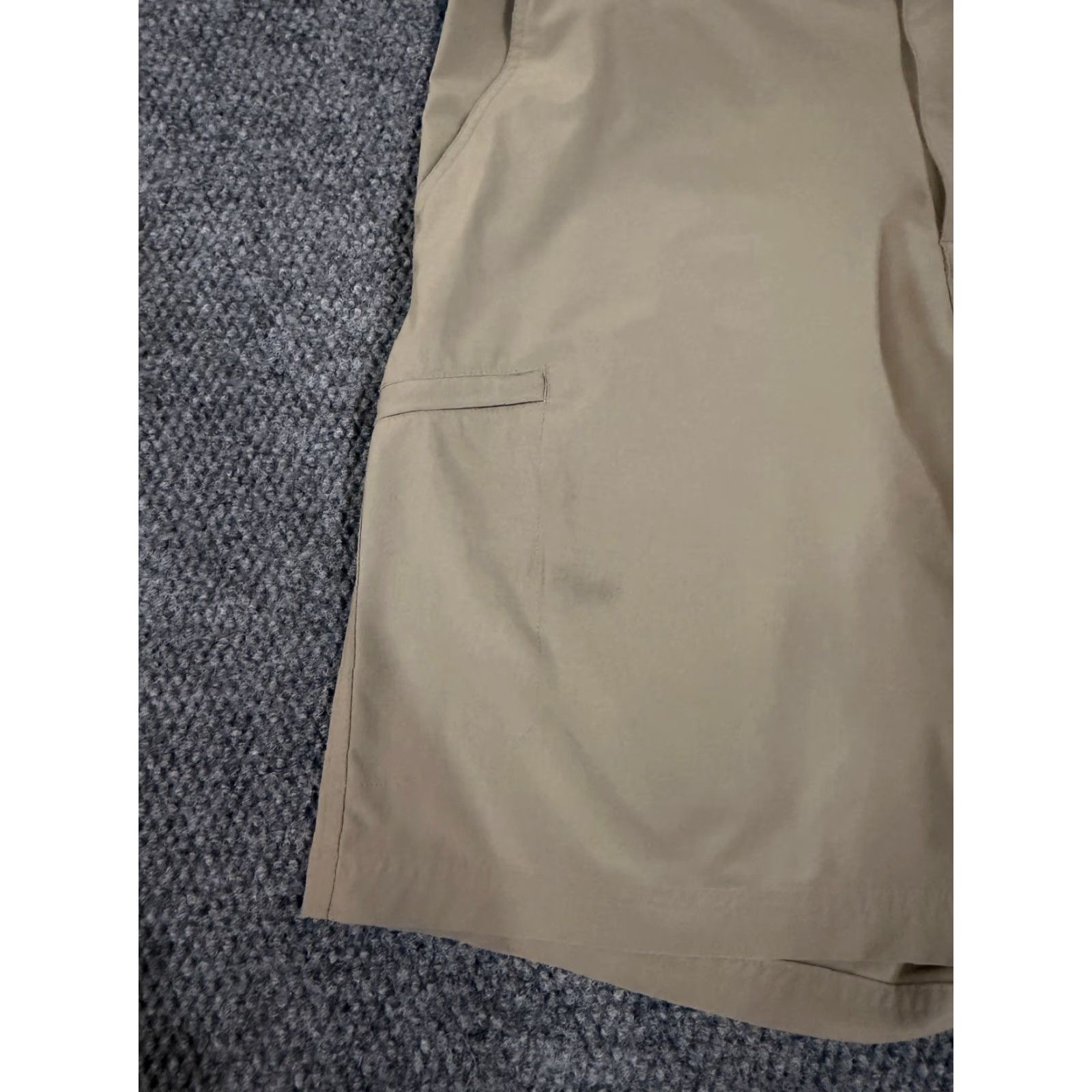 Tori Richard Columbia Shorts Mens 34 Tan Omni Shield Outdoor Hiking Fishing Lightweight Shirt? Size US 34 / EU 50 - 3 Thumbnail