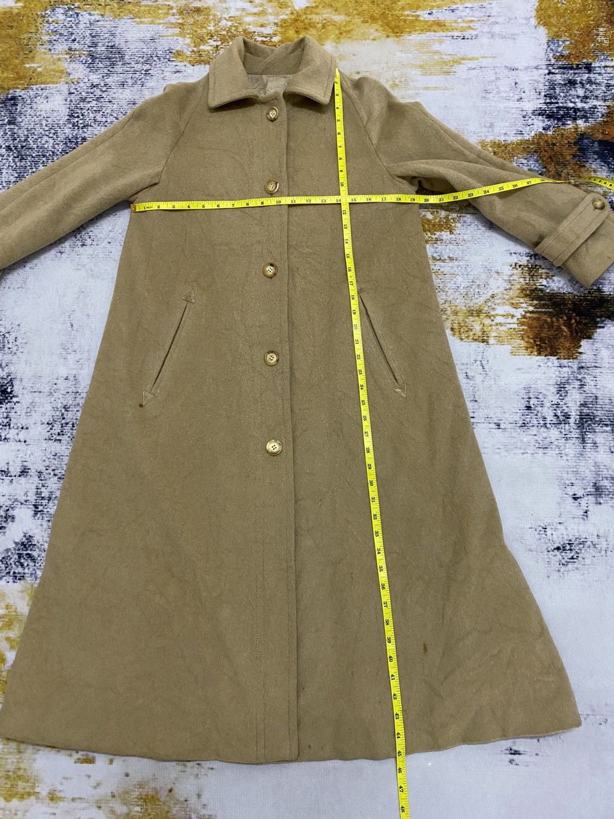 Celine Celine Wool Trench Coat Jacket Size S / US 4 / IT 40 - 17 Thumbnail