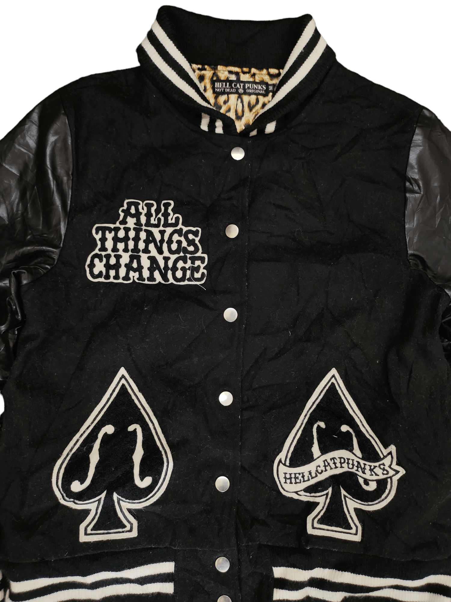 Seditionaries Hell Cat Punk Leopard Cross Studded Seditionaries Jacket Size US M / EU 48-50 / 2 - 5 Thumbnail