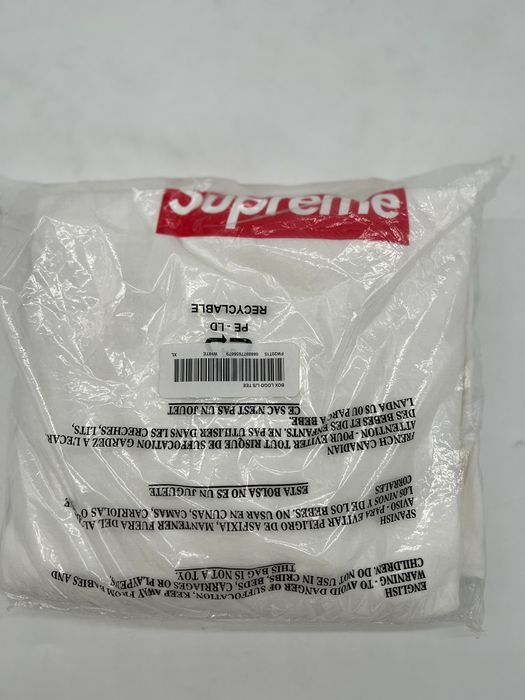 Supreme Supreme Box Logo L/S Tee White FW20 XL Red Long Sleeve