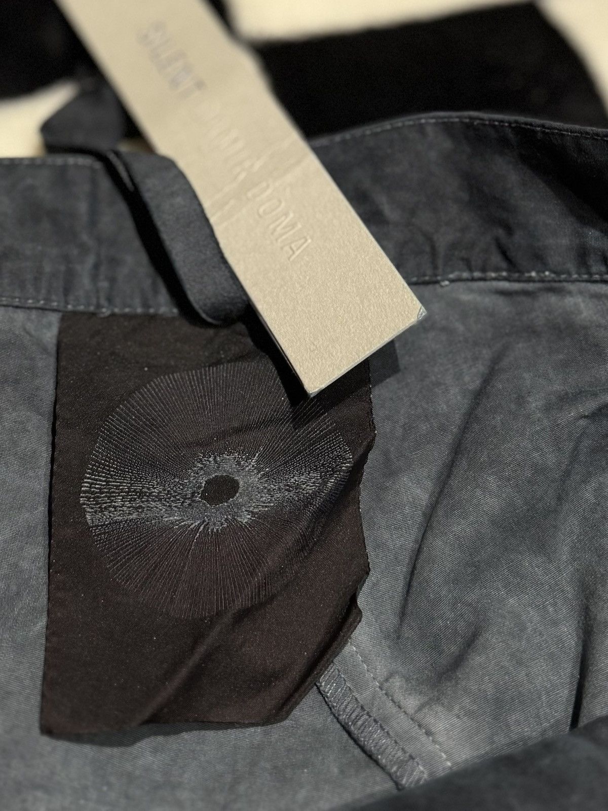 Silent By Damir Doma $356 NEW GRUNGE DROP CROTCH MARBLE HIDDEN PLEAT TROUSERS Size US 34 / EU 50 - 5 Thumbnail