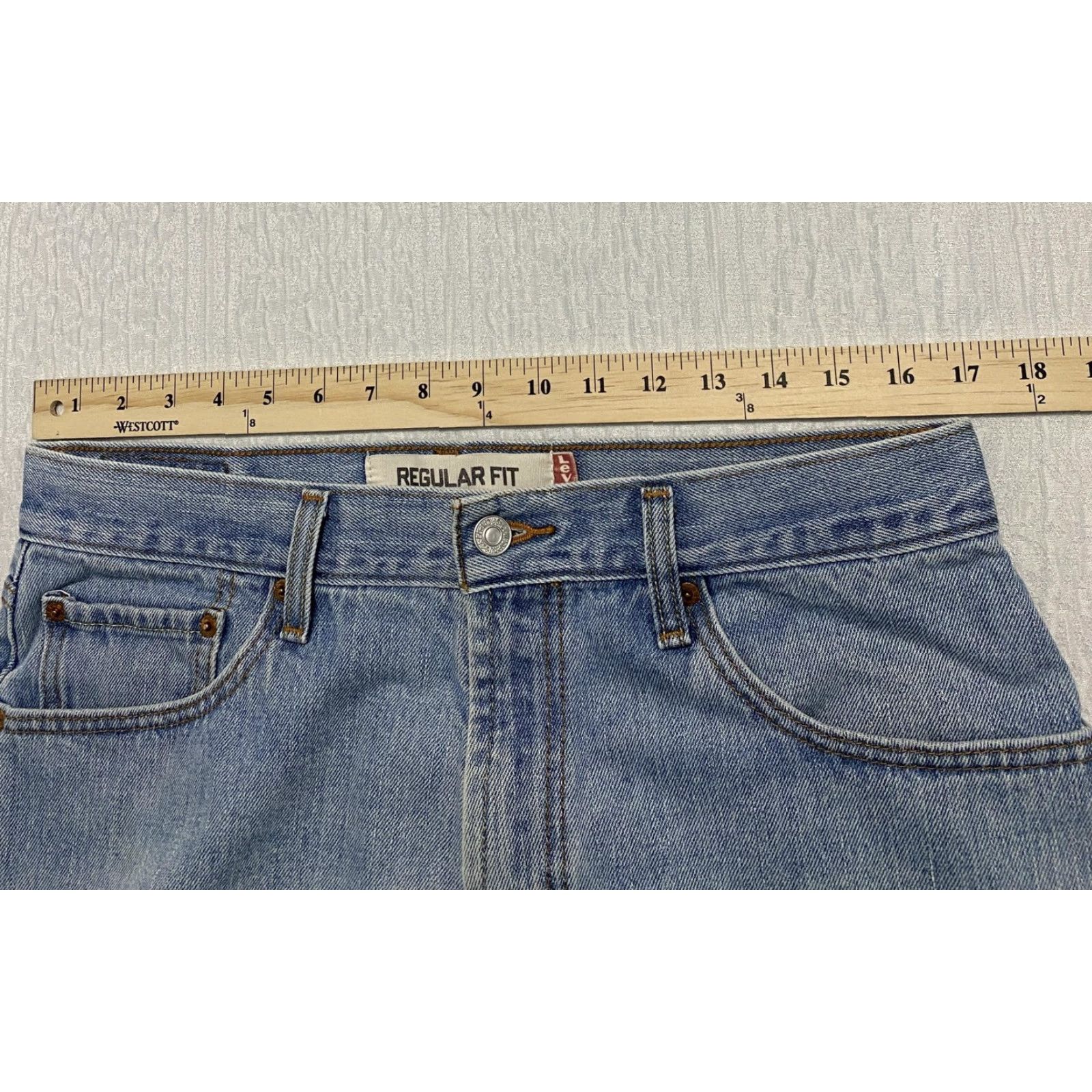 Levi's VINTAGE Levi's 505 Jeans Mens 34x30 Blue Regular Fit Straight Leg Denim Size US 34 / EU 50 - 6 Thumbnail