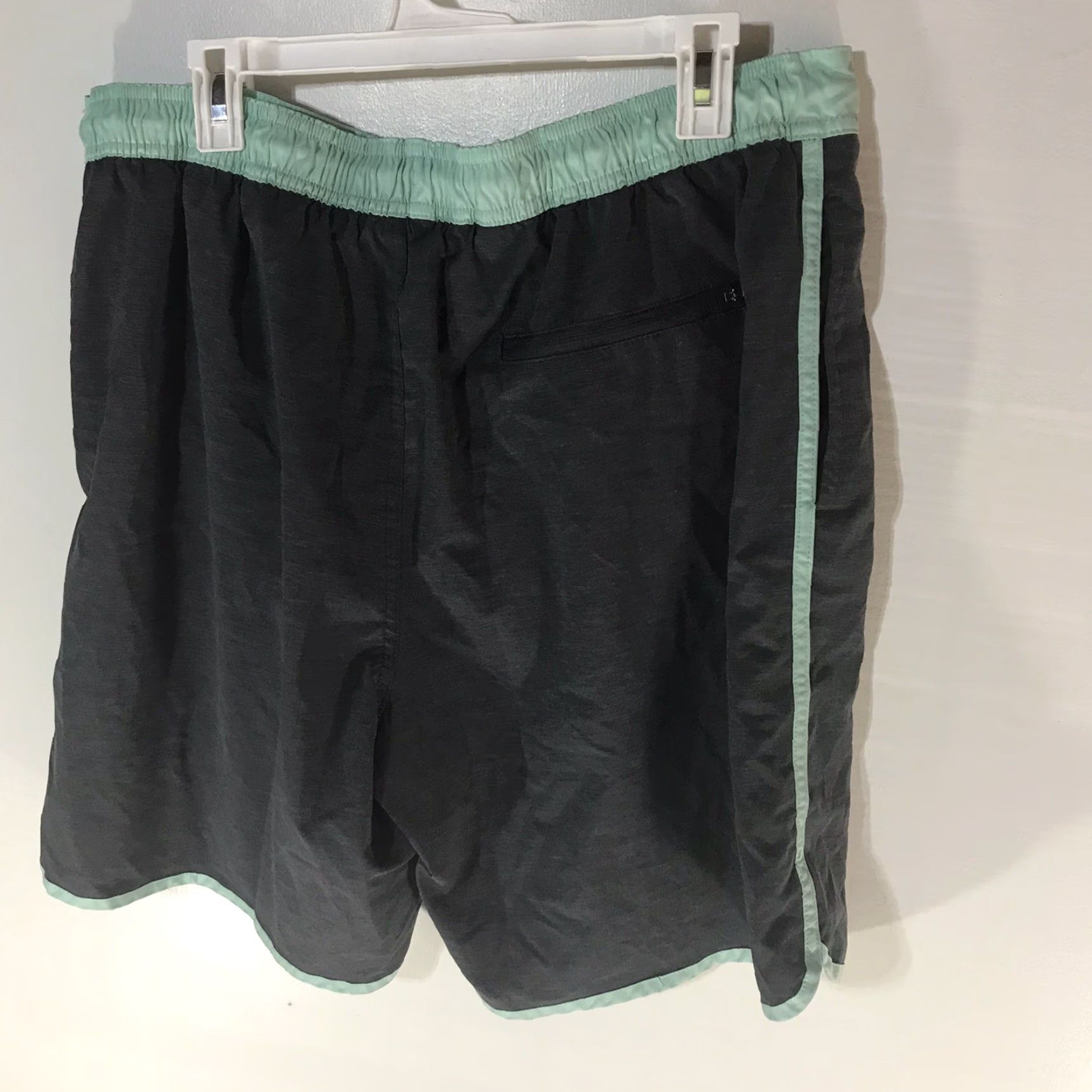 George George Gray Swim Shorts Mens XL (40-42) | Lightweight Breathable Drawstring Beach Swim Bottoms Size US 36 / EU 52 - 2 Thumbnail