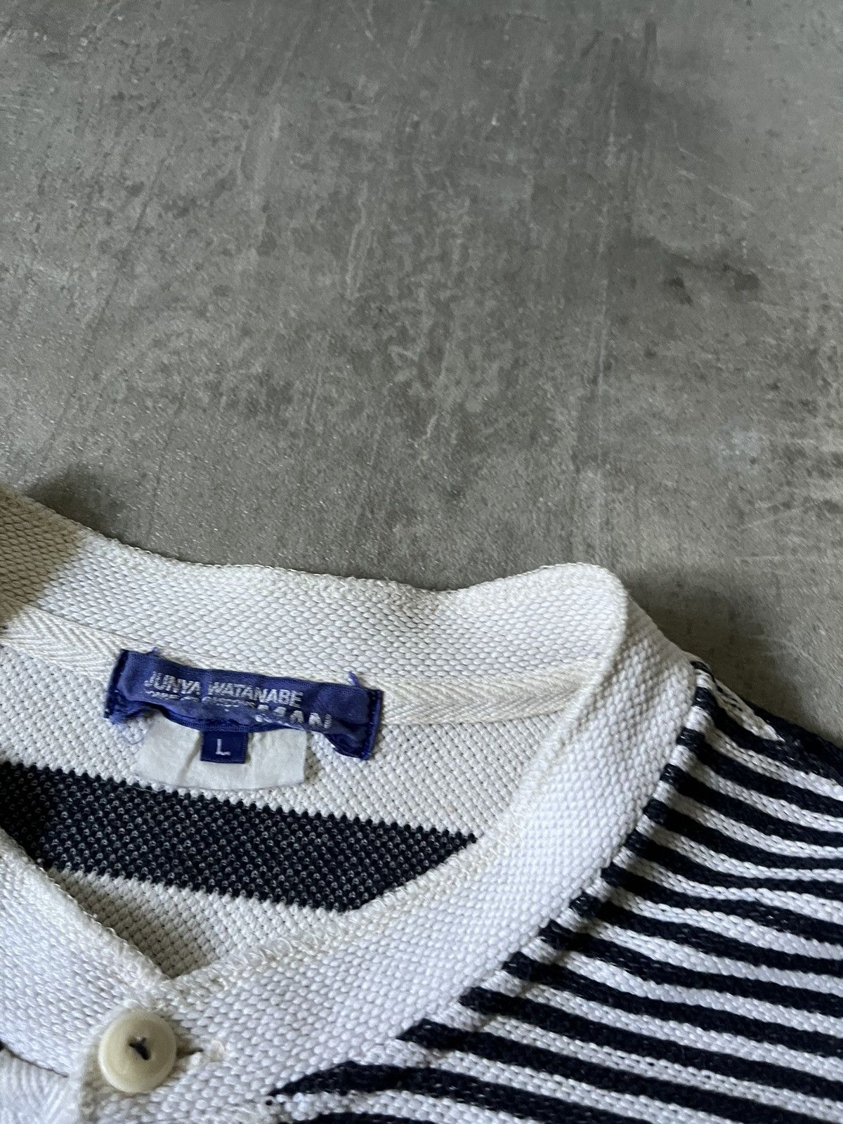 Comme des Garcons Comme des Garcons Junya Watanabe striped sweatshirt rare Size US L / EU 52-54 / 3 - 12 Thumbnail