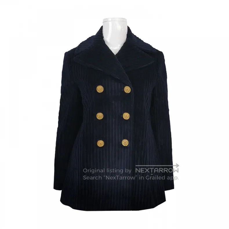 Valentino Valentino Cotton double-breasted lapel jacket Size M / US 6-8 / IT 42-44 - 1 Thumbnail