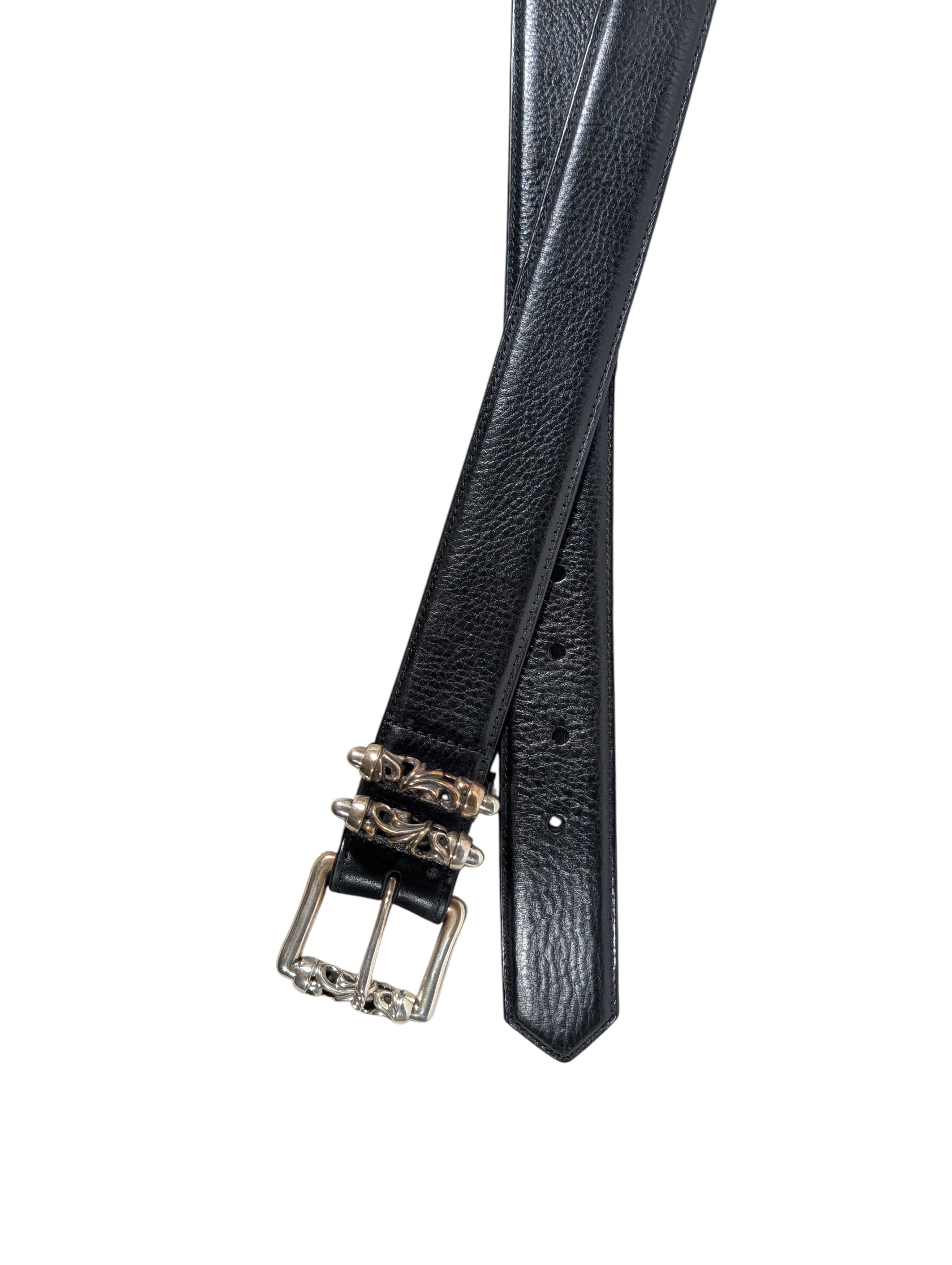 Chrome Hearts CH Roller Belt Classic 1.5" Belt Roller Buckle Chrome Hearts Size 34 - 2 Thumbnail