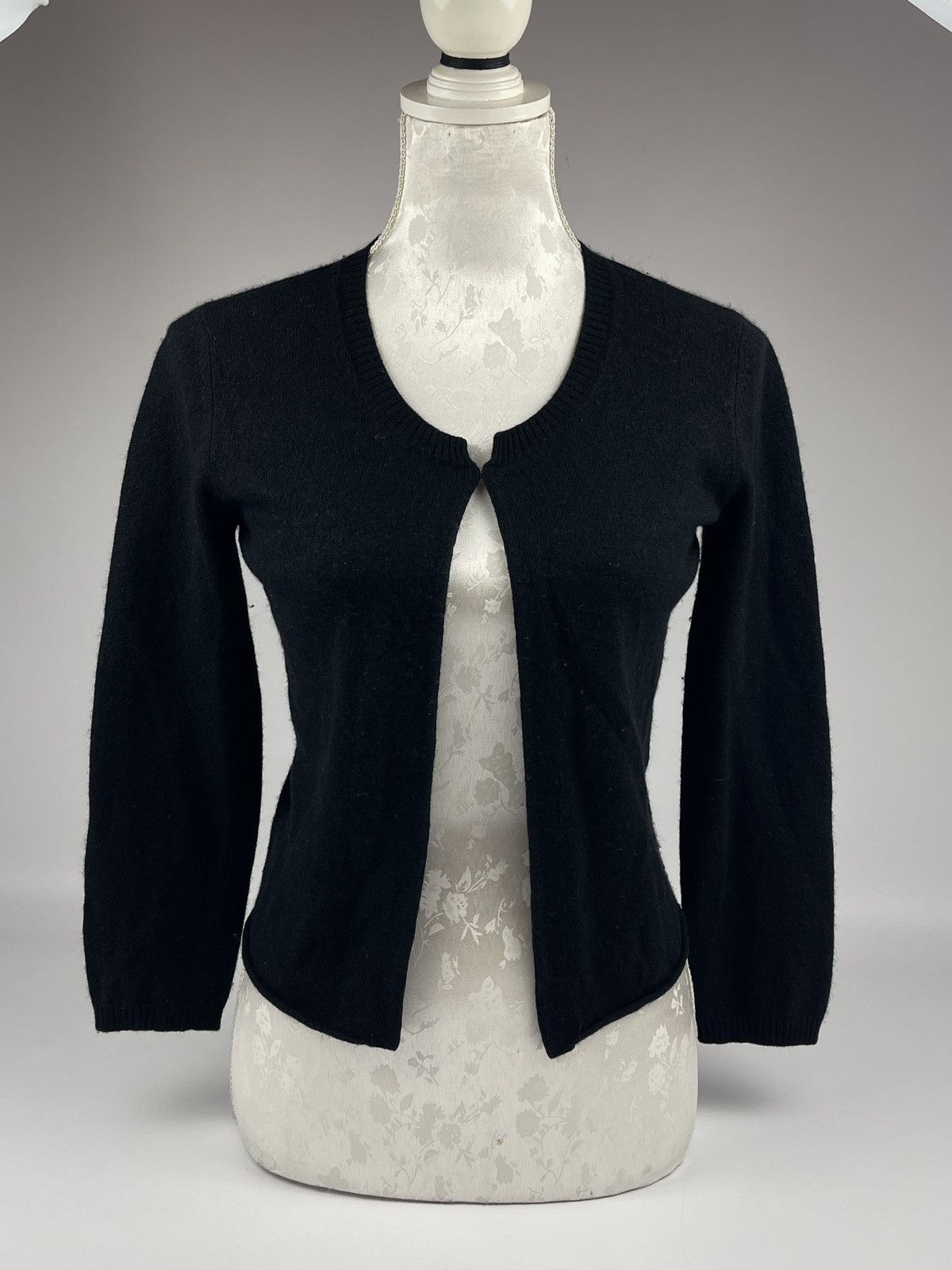 Allude Allude 100% Cashmere Black Cardigan Size S / US 4 / IT 40 - 1 Thumbnail