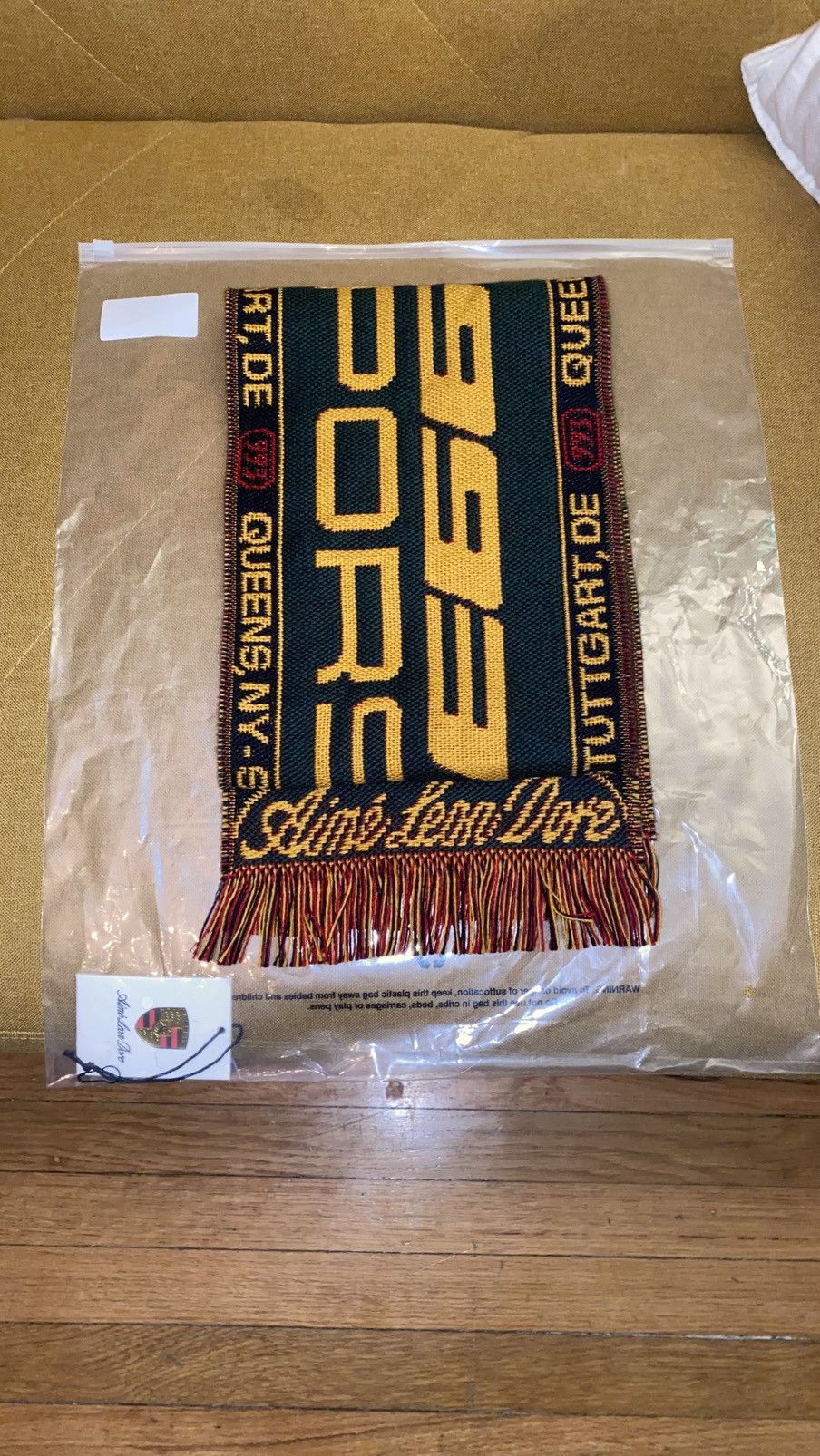 Aime Leon Dore × Porsche Design ALD / Porsche 993 Turbo Wool Souvenir Scarf Size ONE SIZE - 1 Thumbnail