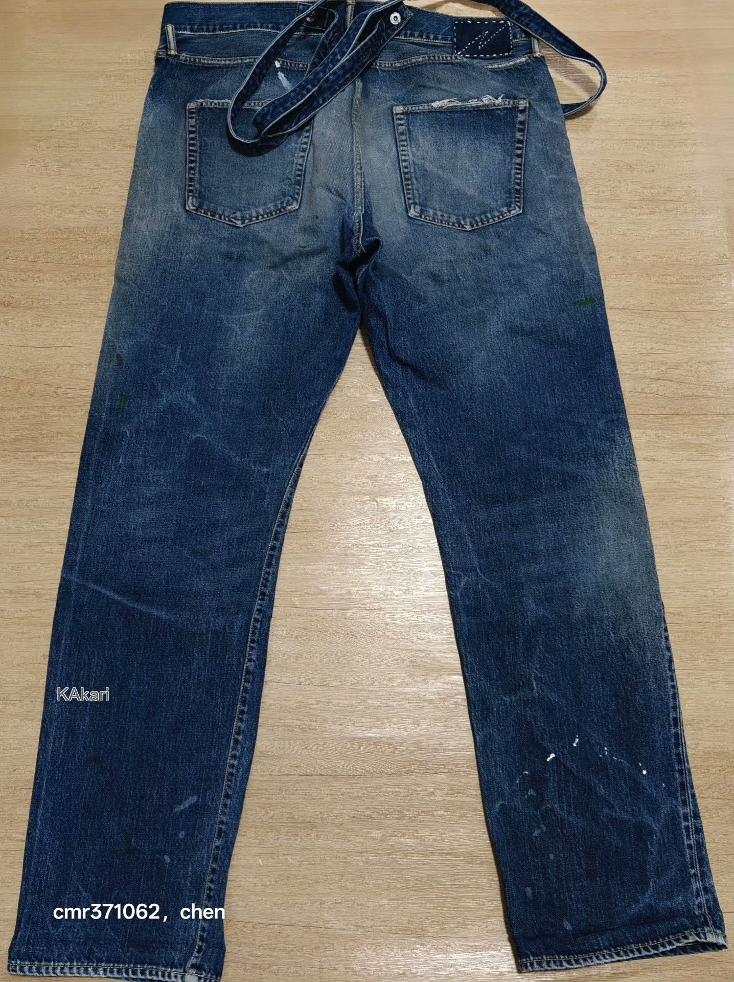 Visvim visvim TRAVAILLER BRACES DRY DENIM-7 Size US 26 / EU 42 - 6 Thumbnail