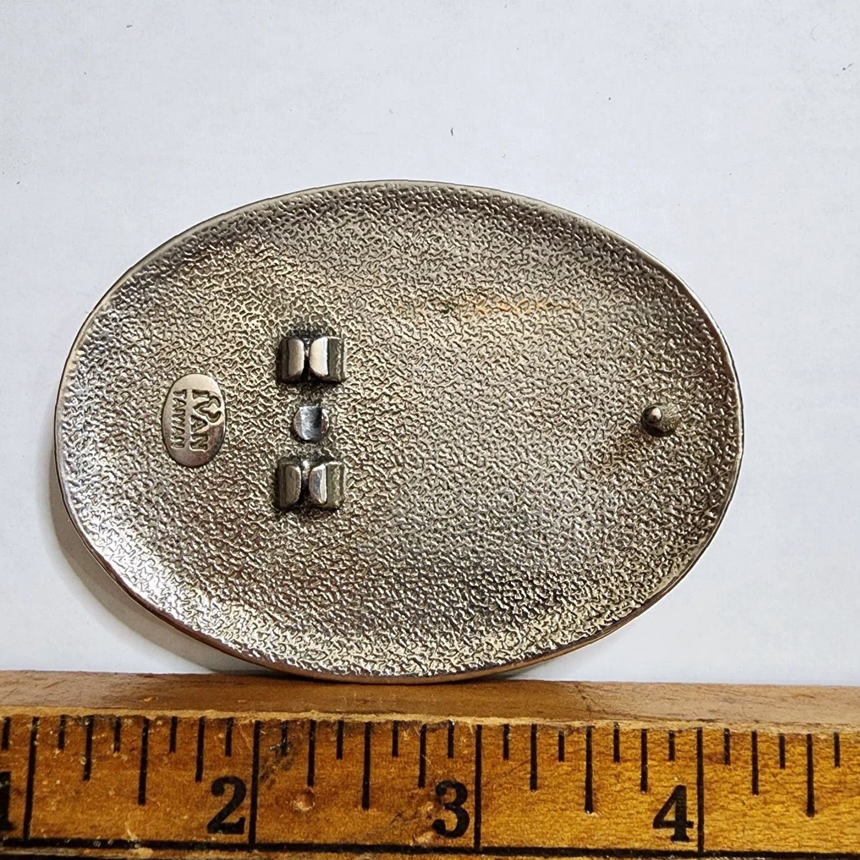 Vintage VINTAGE Ivan Leathercraft Silvertone Horse Belt Buckle Men Belt Buckle Western Horse Silver Buckle 60s 00s Mens Size ONE SIZE - 2 Thumbnail