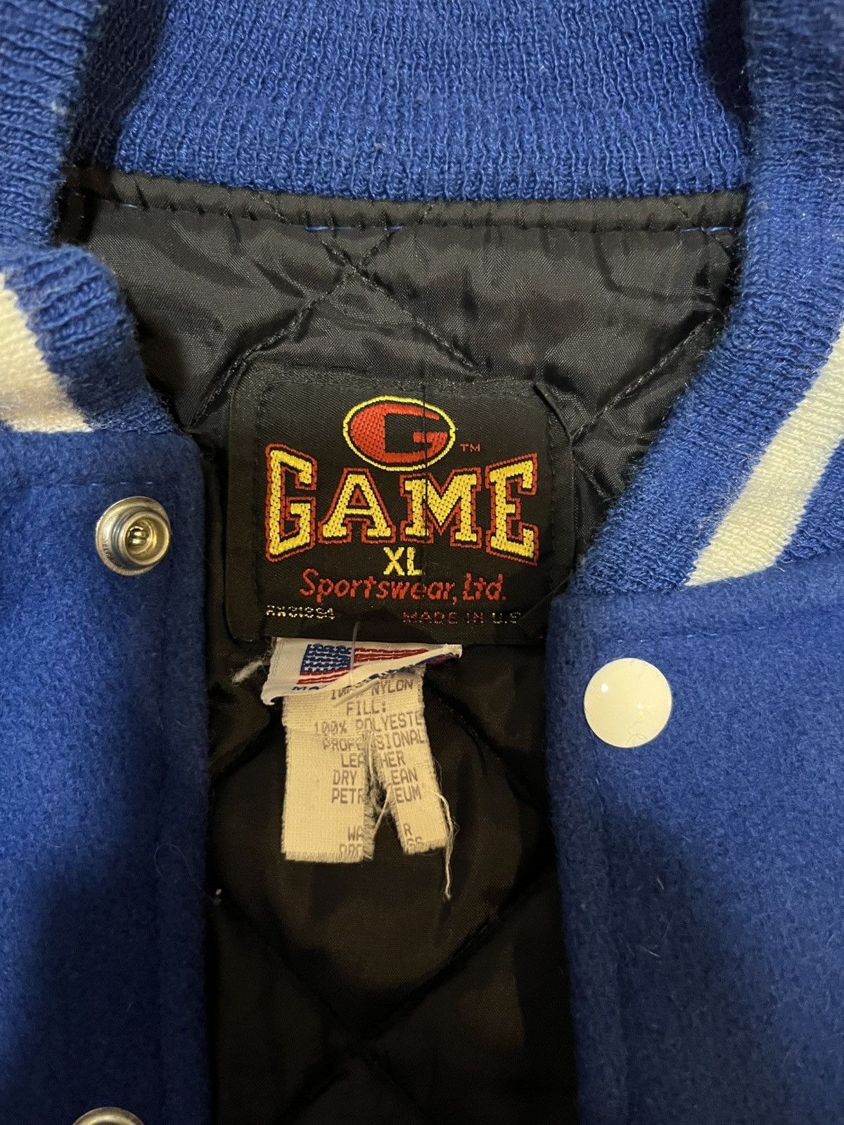 Vintage Vintage Varsity Jacket Size US L / EU 52-54 / 3 - 3 Thumbnail
