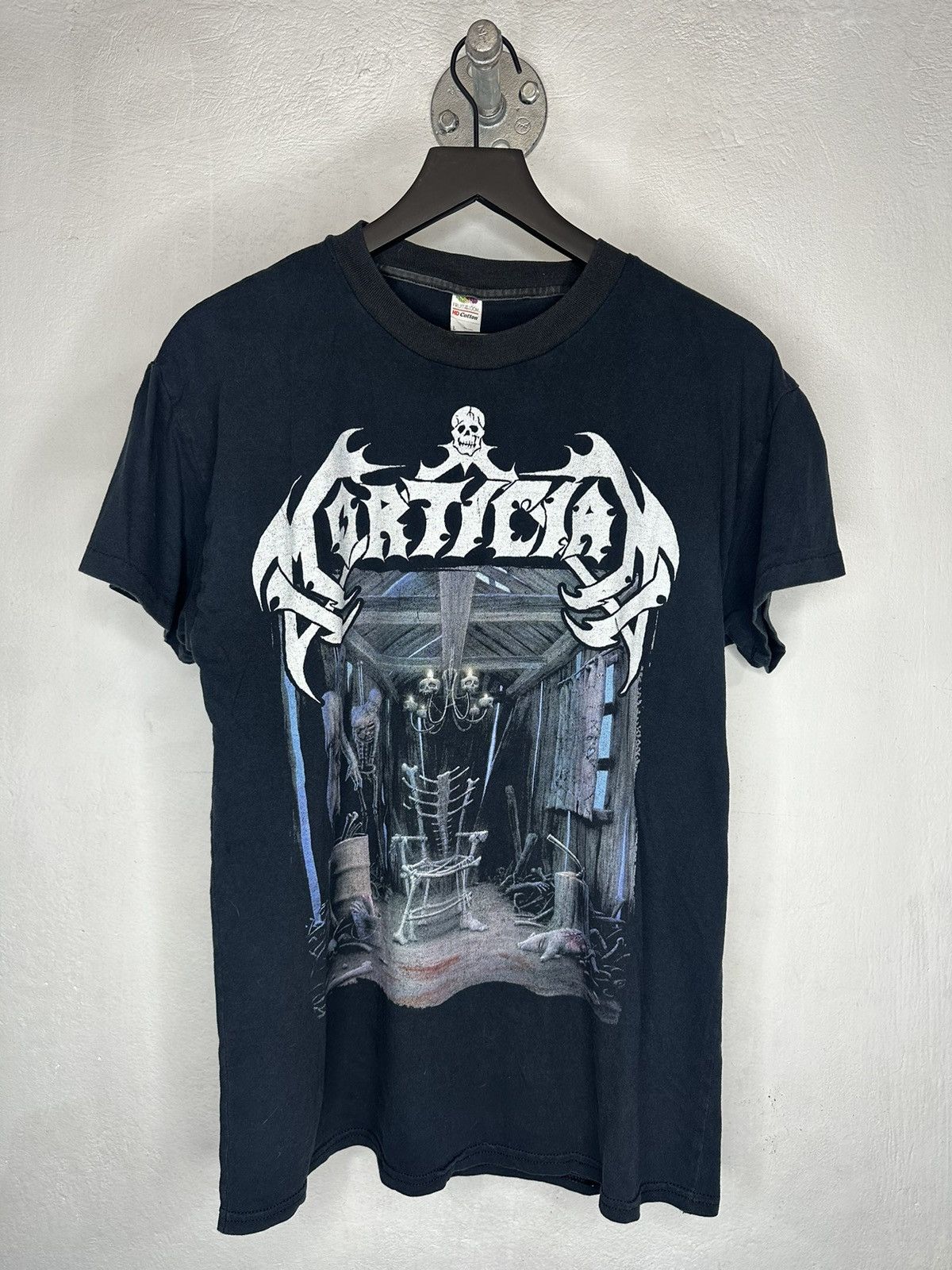 image of Band Tees Mortician Hacked Up For Barbeque/ Zombie Apocalypse in Black, Men's (Size Large)