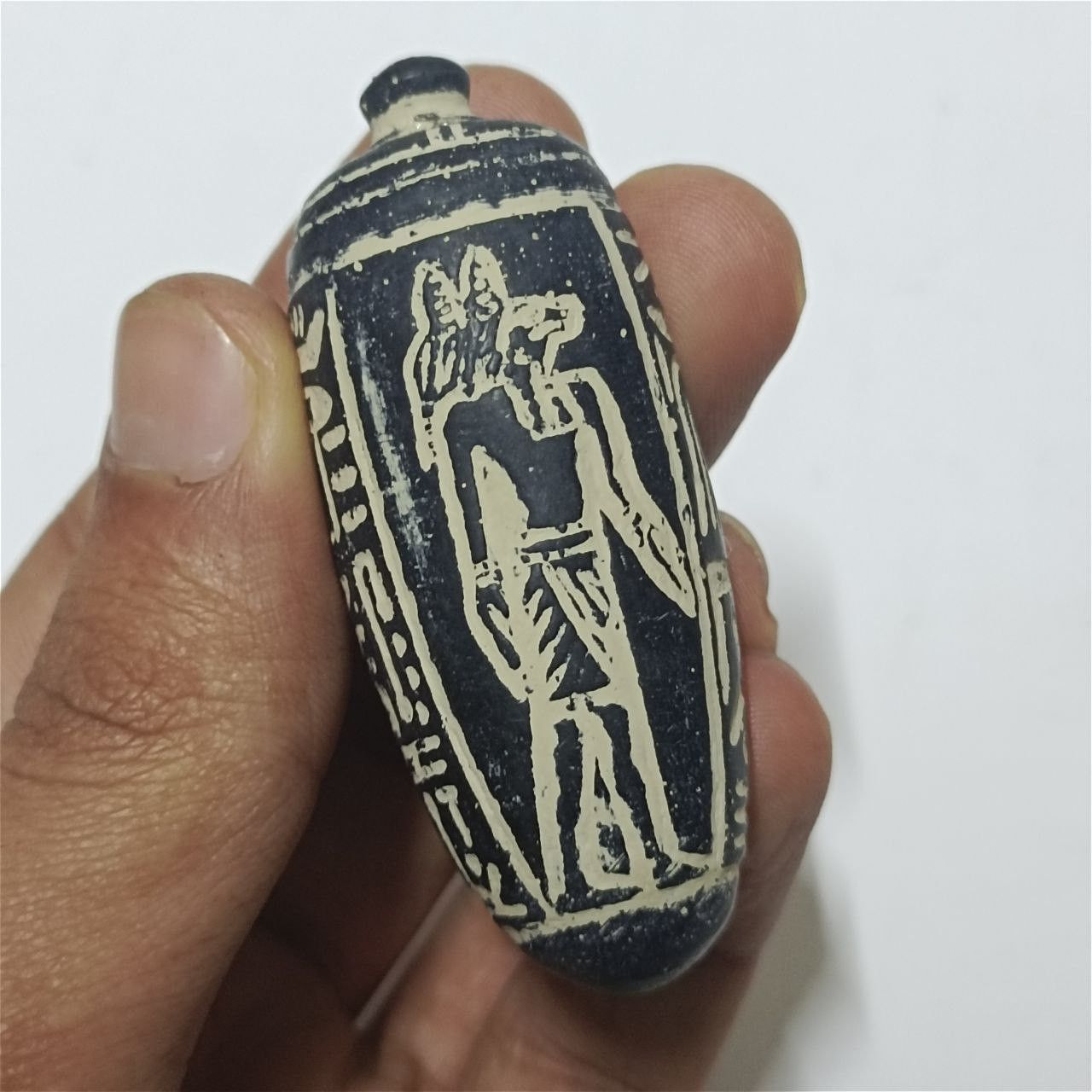 Other Hand-carved Egyptian stone artifact with pharaonic art Size ONE SIZE - 1 Thumbnail