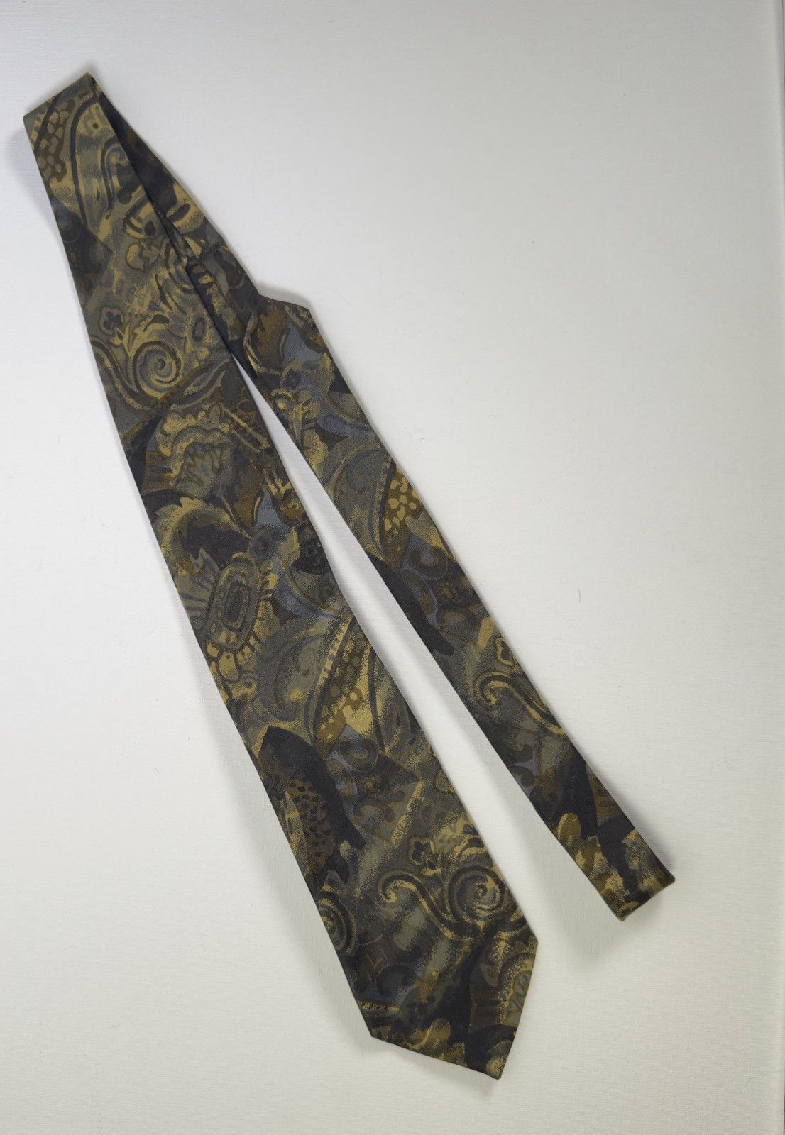 Ermenegildo Zegna ERMENEGILDO ZEGNA Men's Silk Necktie ITALY Paisley Size ONE SIZE - 1 Thumbnail