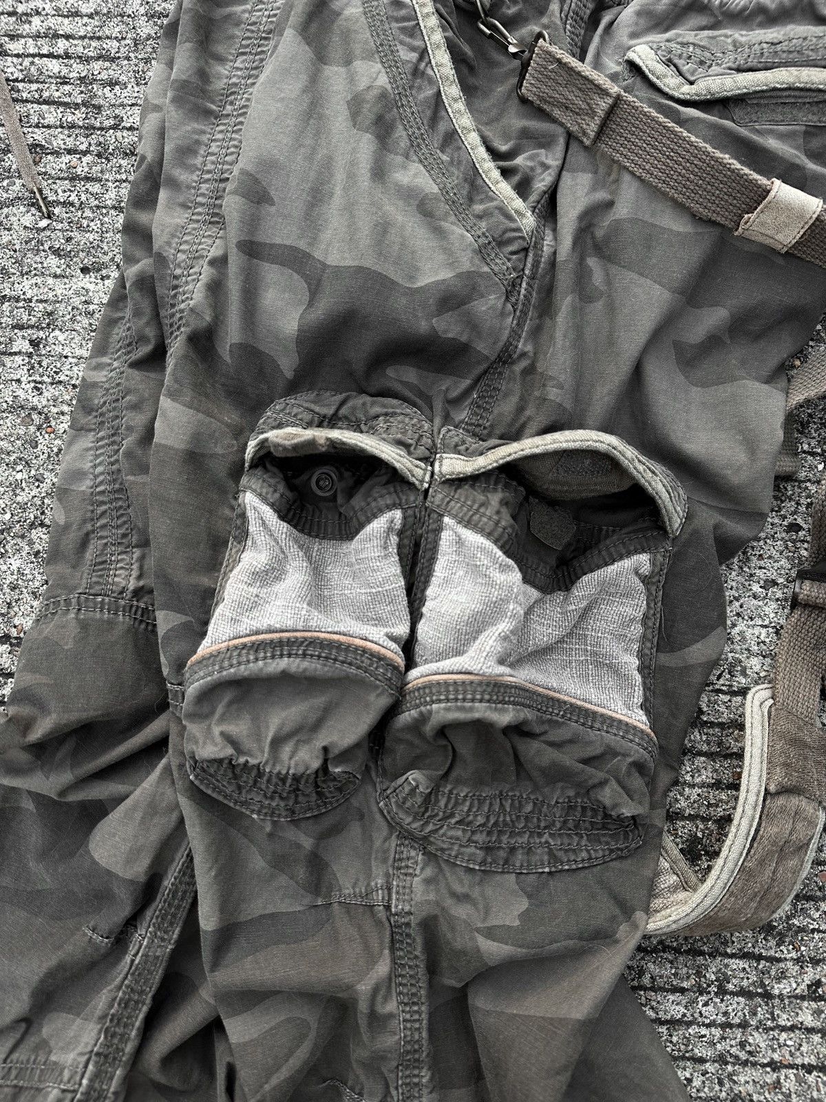 GOA GOA Suspender Camo Parachute Cargo Pants Size US 32 / EU 48 - 6 Thumbnail