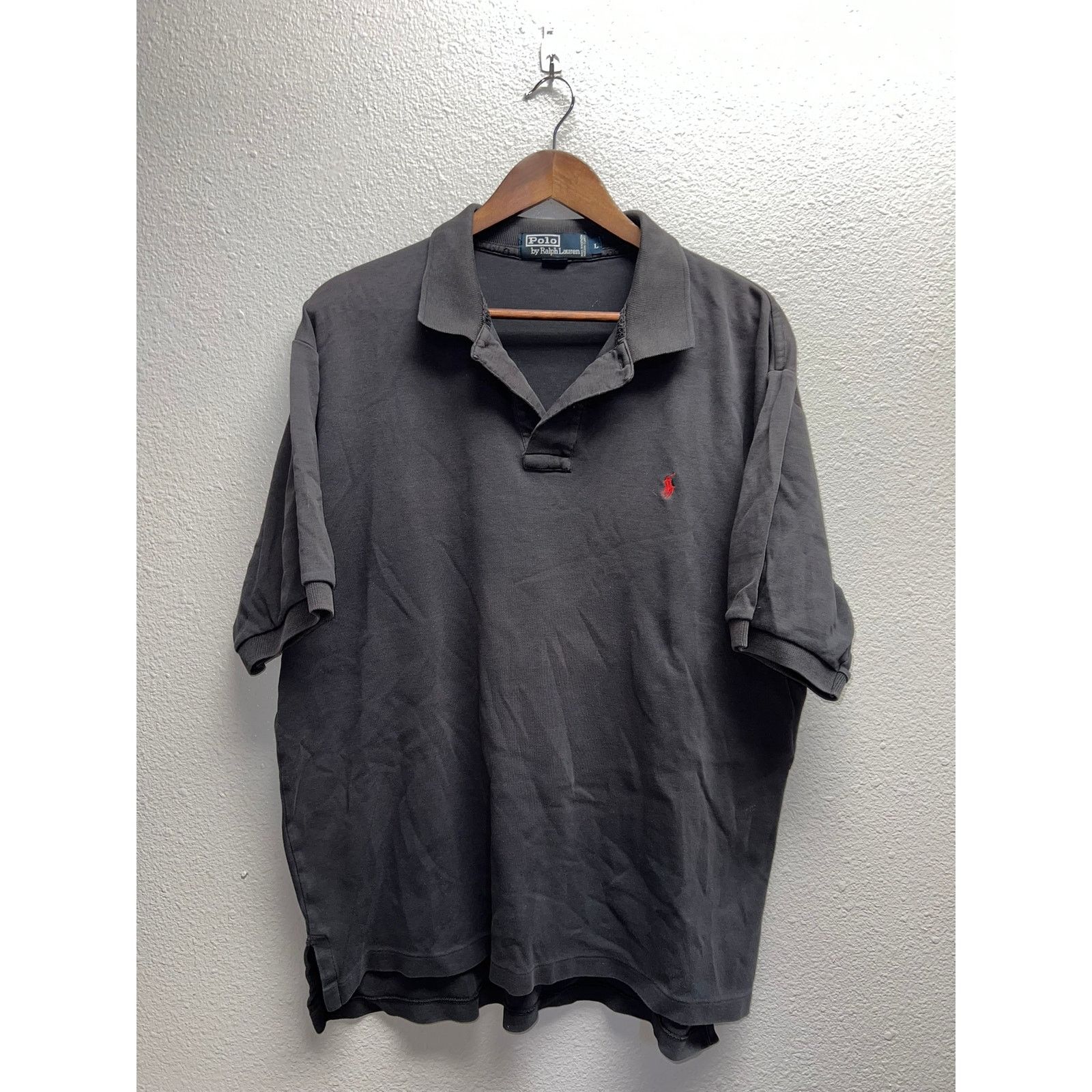 Other Vintage Polo By Ralph Lauren Black Polo Shirt 100% Cotton Size US L / EU 52-54 / 3 - 1 Thumbnail