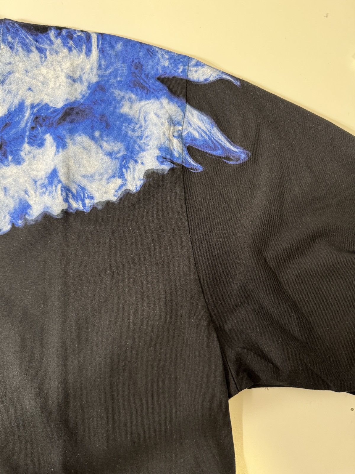 Marcelo Burlon Marcelo Burlon Blue Wing Long Sleeve Crew Neck Size US M / EU 48-50 / 2 - 5 Thumbnail