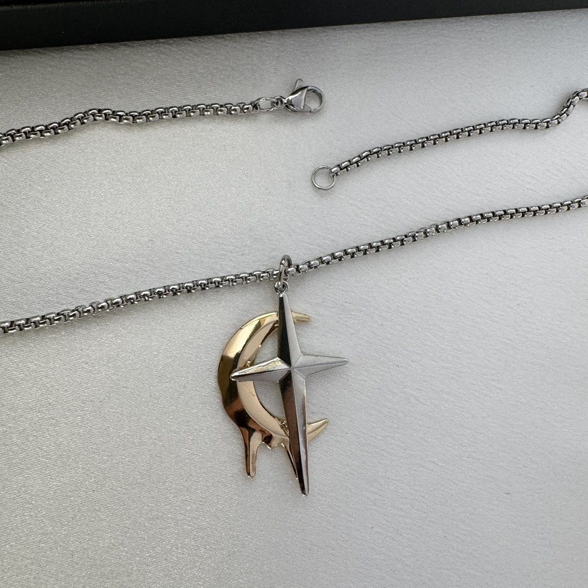 Other Star Moon Pendant Necklace for Men Women Size ONE SIZE - 3 Thumbnail