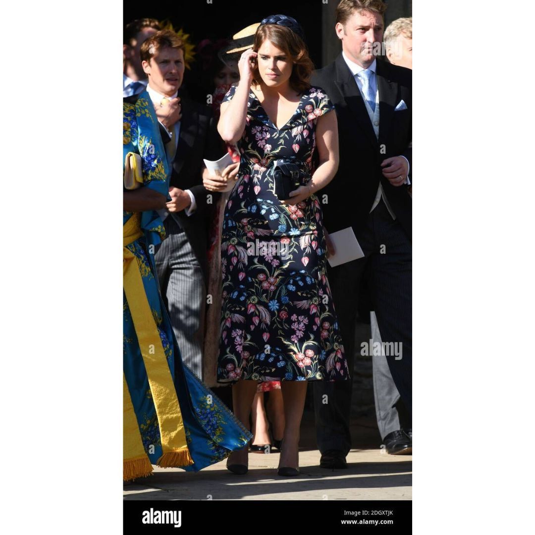 Peter Pilotto Peter Pilotto Blue Floral Print V-Neck Long A-Line Dress Size M / US 6-8 / IT 42-44 - 5 Thumbnail