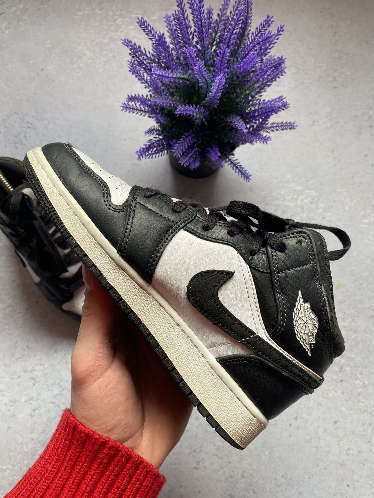 Jordan Brand Nike Air Jordan Panda Elephant Black/White Size EUR 36 Size US 5.5 / IT 35.5 - 13 Thumbnail