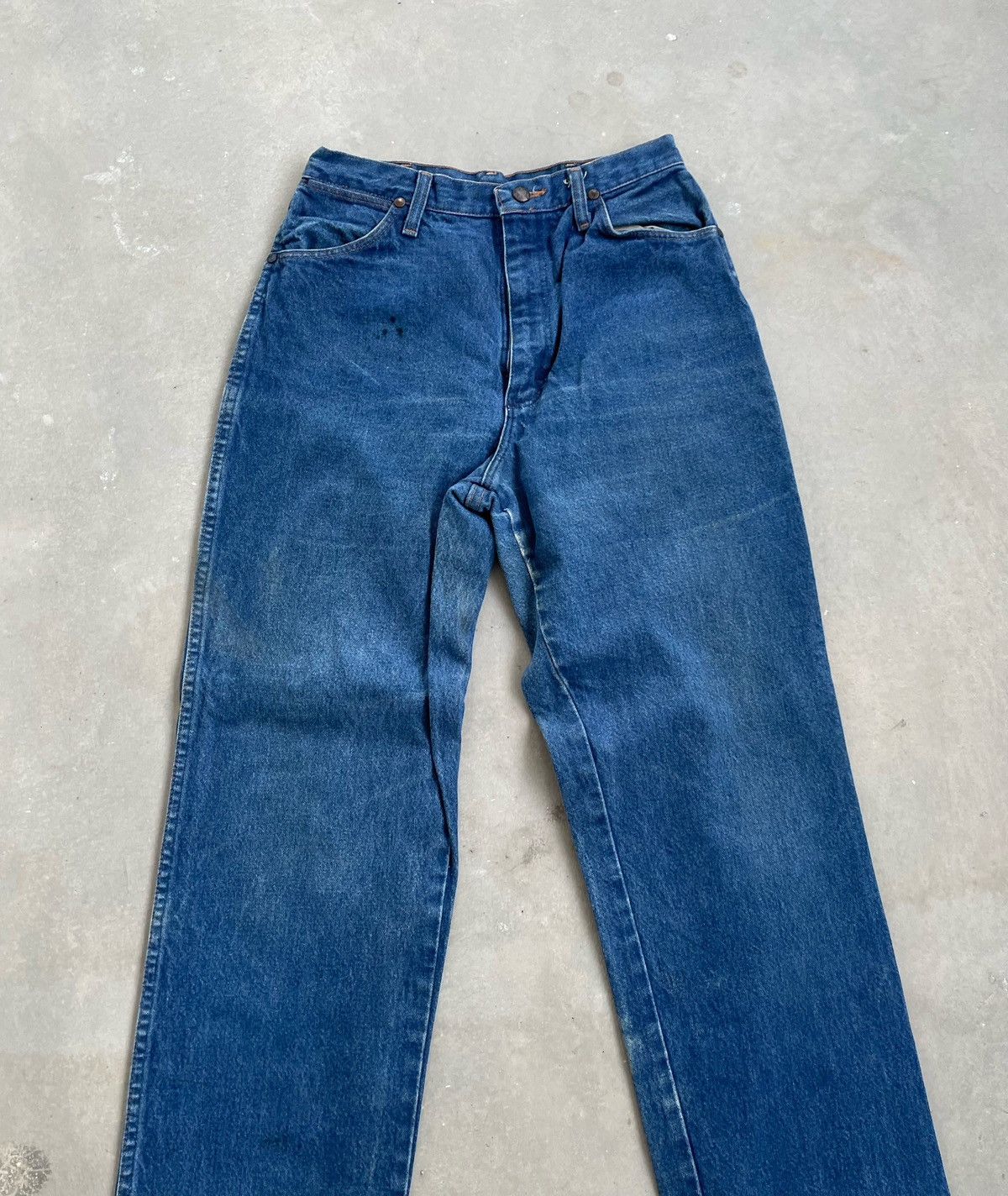 Wrangler VINTAGE WRANGLER DISTRESSED DENIM Size US 36 / EU 52 - 2 Thumbnail