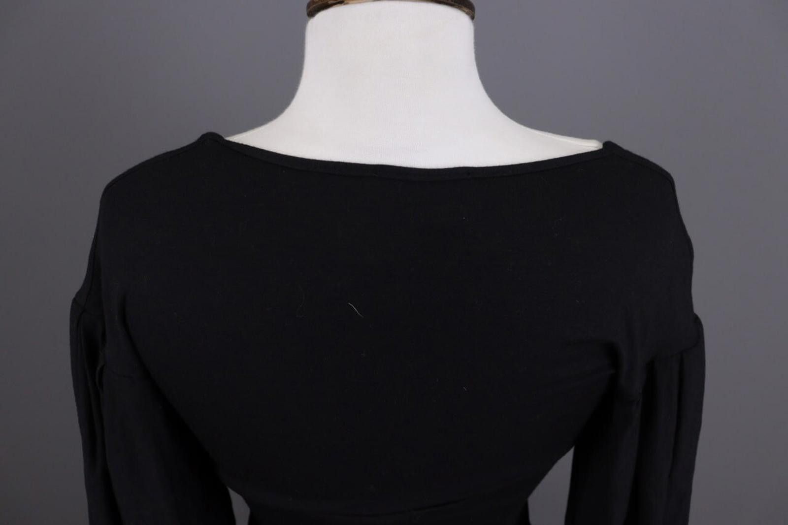 Just Cavalli Just Cavalli Black Designer Wool Evening Dress Sz 40/ XS Size M / US 6-8 / IT 42-44 - 9 Thumbnail