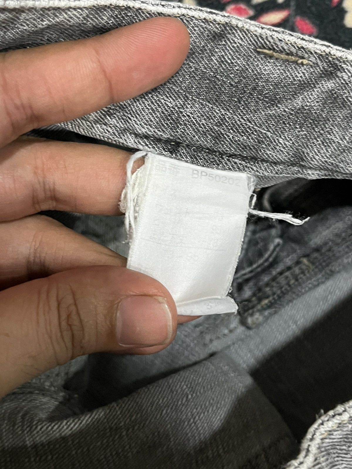 If Six Was Nine Japanese Brand Grey Washed Fatigue Style Flare Jeans Size US 30 / EU 46 - 14 Thumbnail