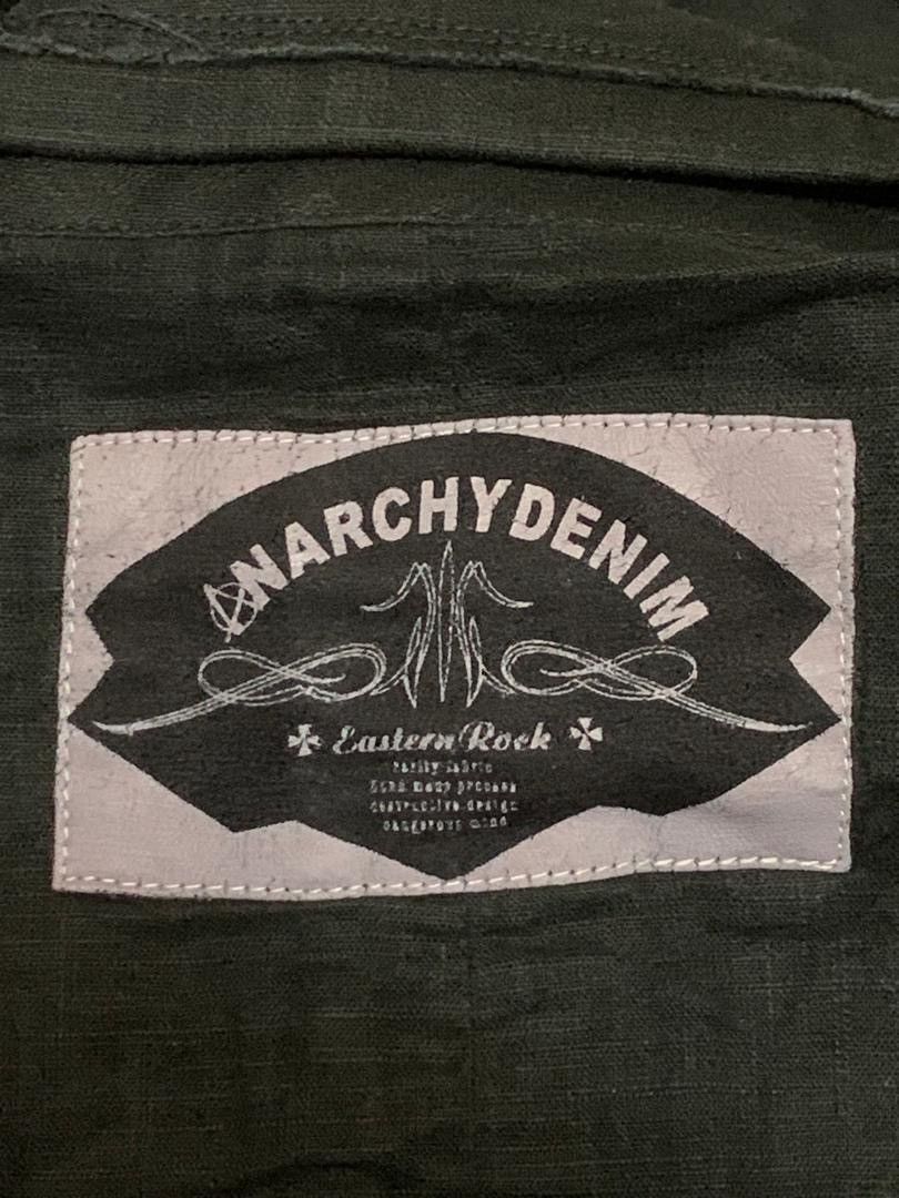 Designer × Japanese Brand PPFM Anarchy Denim Eastern Rock Blazer Size L / US 10 / IT 46 - 6 Thumbnail