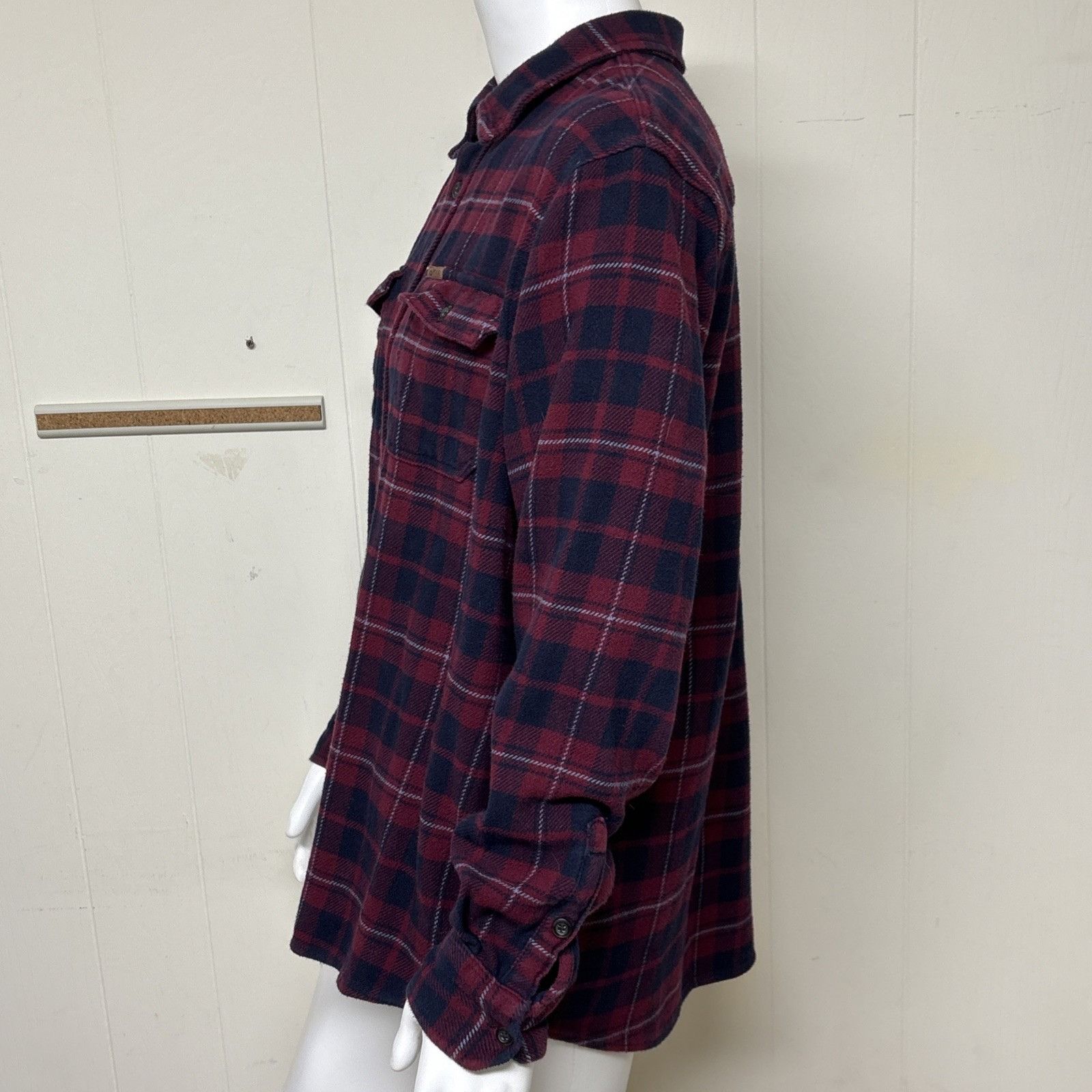 Orvis Orvis Shirt Jacket Mens 2XL Red Blue Plaid Flannel Heavy Sha Size US XXL / EU 58 / 5 - 3 Thumbnail