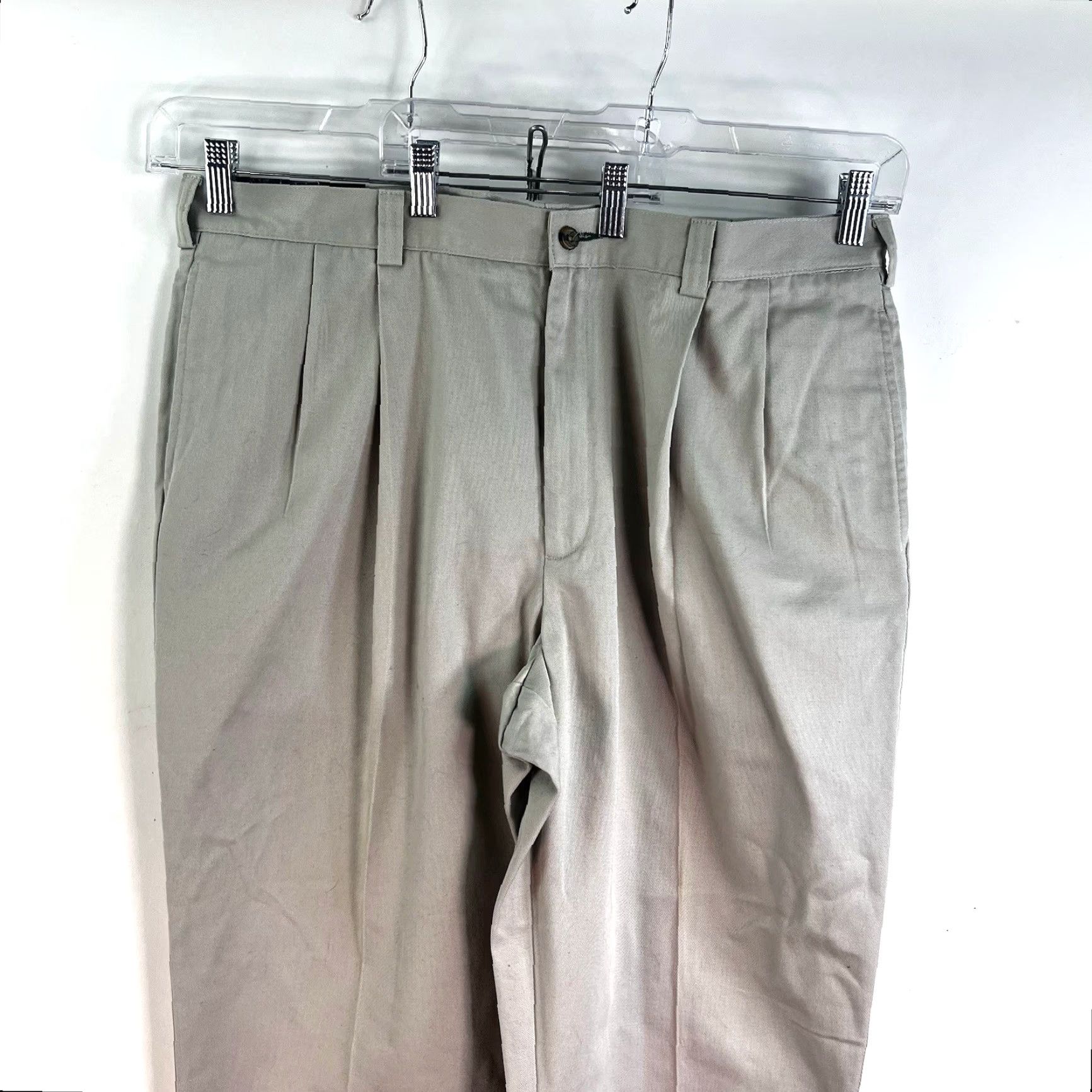Tommy Hilfiger Tommy Hilfiger Khaki Pants Mens Size 40x32 Beige Straight Leg Regular Fit Size US 40 / EU 56 - 3 Thumbnail