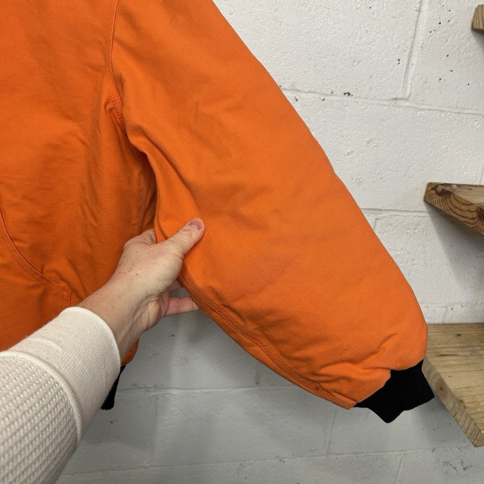 Carhartt Vintage Carhartt Quilted Active Jacket “Blaze Orange” J140 Size US M / EU 48-50 / 2 - 6 Thumbnail