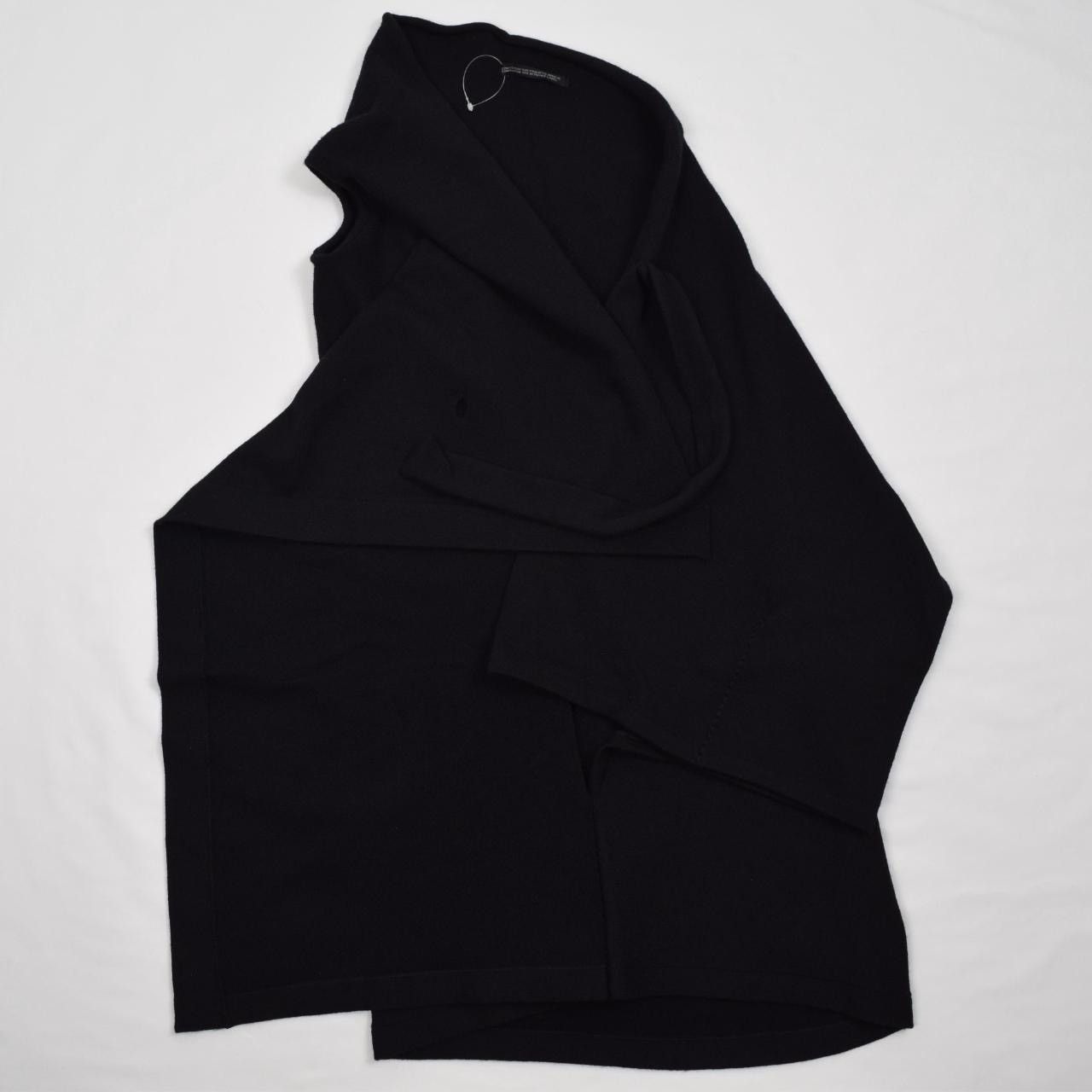 Yohji Yamamoto Vintage 90s Yohji Yamamoto asymmetric draped knit top Size S / US 4 / IT 40 - 2 Thumbnail