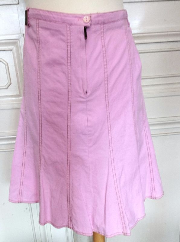Sonia Rykiel Sonia Rykiel Jupe Godets Cotonnade T XL Size 30" / US 8 / IT 44 - 9 Thumbnail