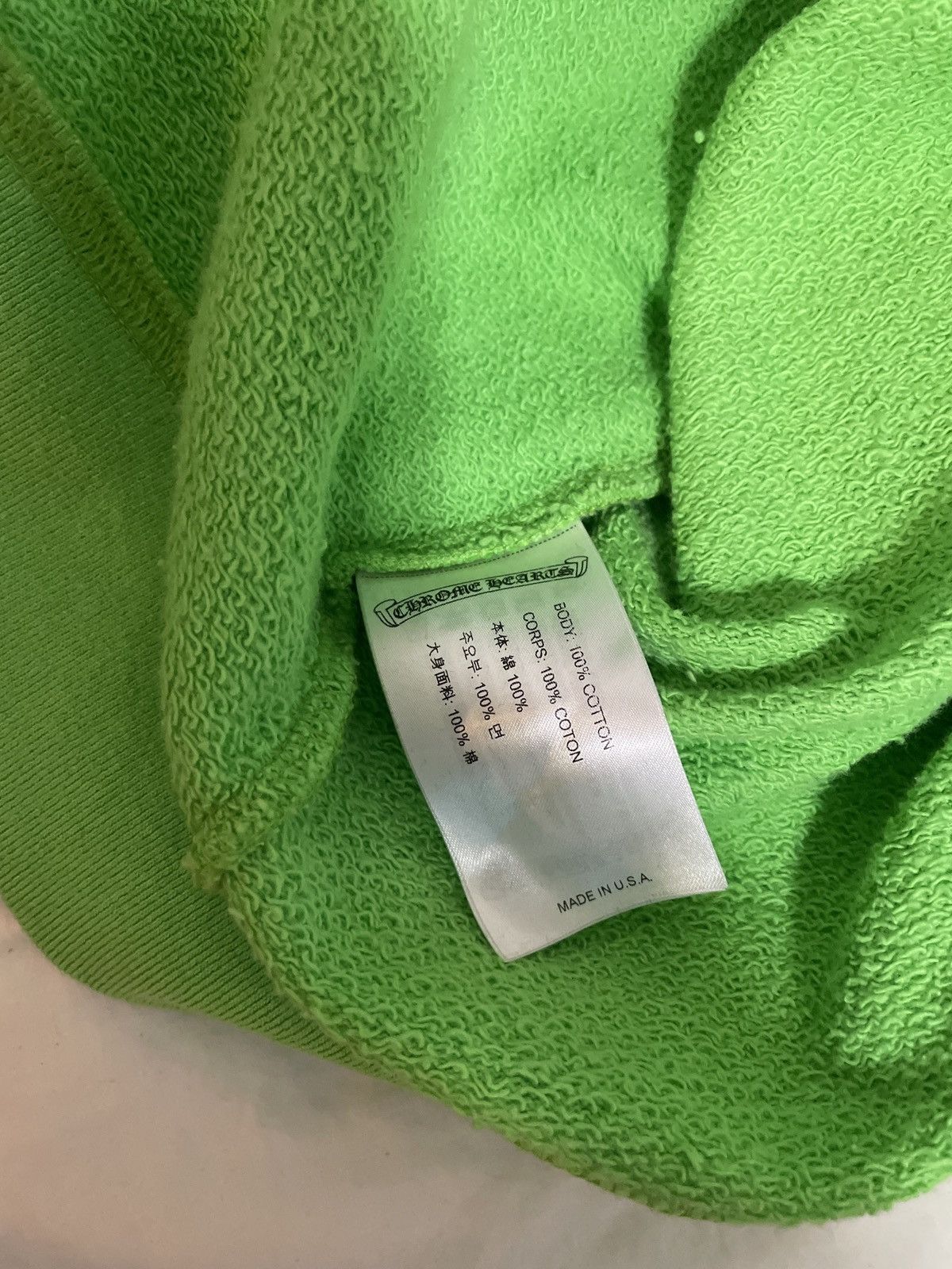 Chrome Hearts CHROME HEARTS MATTY BOY GREEN SEX CREWNECK Sz XXL Size US XXL / EU 58 / 5 - 10 Thumbnail