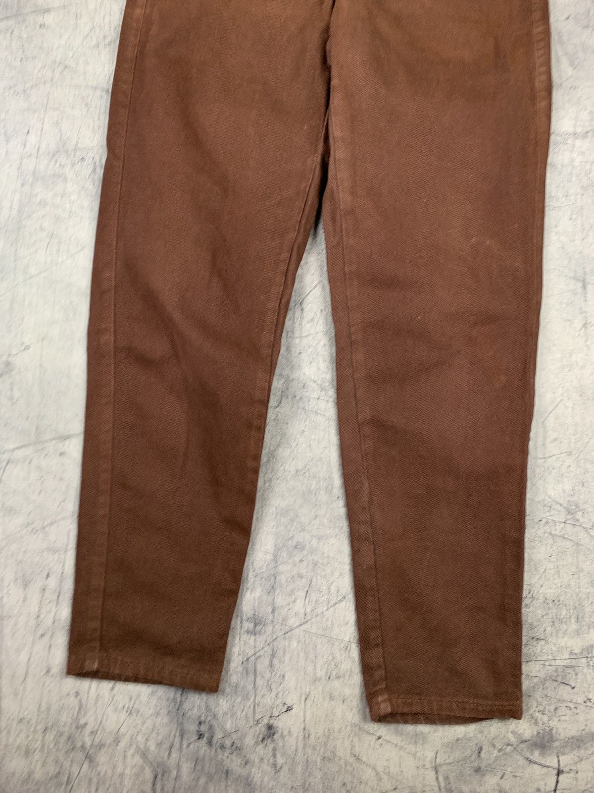 Marithe + Francois Girbaud Vintage Marithe Francois Girbaud Brown Jeans Avant Garde Size US 27 - 7 Thumbnail