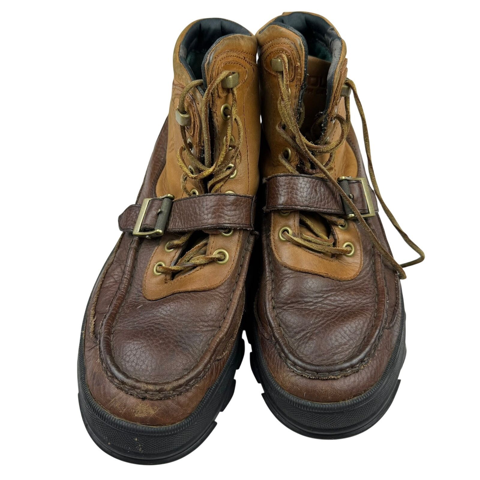 Polo Ralph Lauren Polo Ralph Lauren Heworth Boots Size 12D Brown Leather Size US 12 / EU 45 - 4 Thumbnail