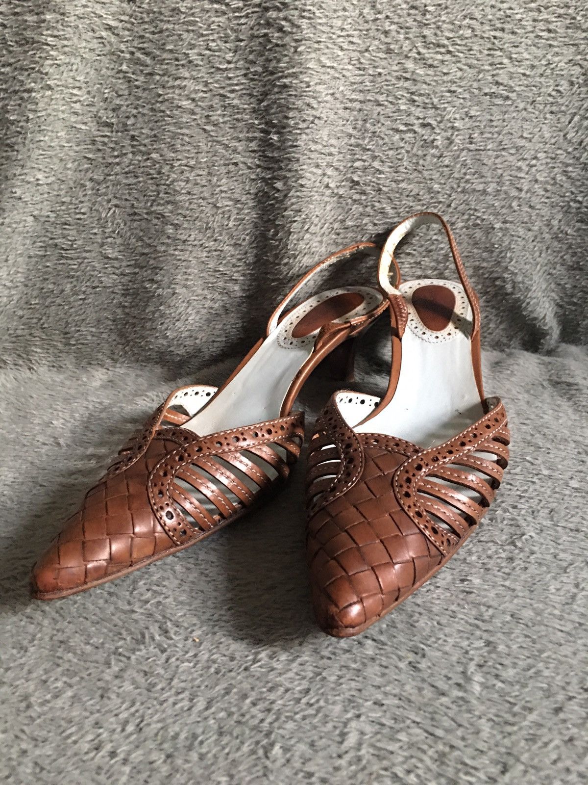 Bottega Veneta Bottega Veneta Brown Leather Kitten Heels EU 38 Size US 8 / IT 38 - 2 Thumbnail