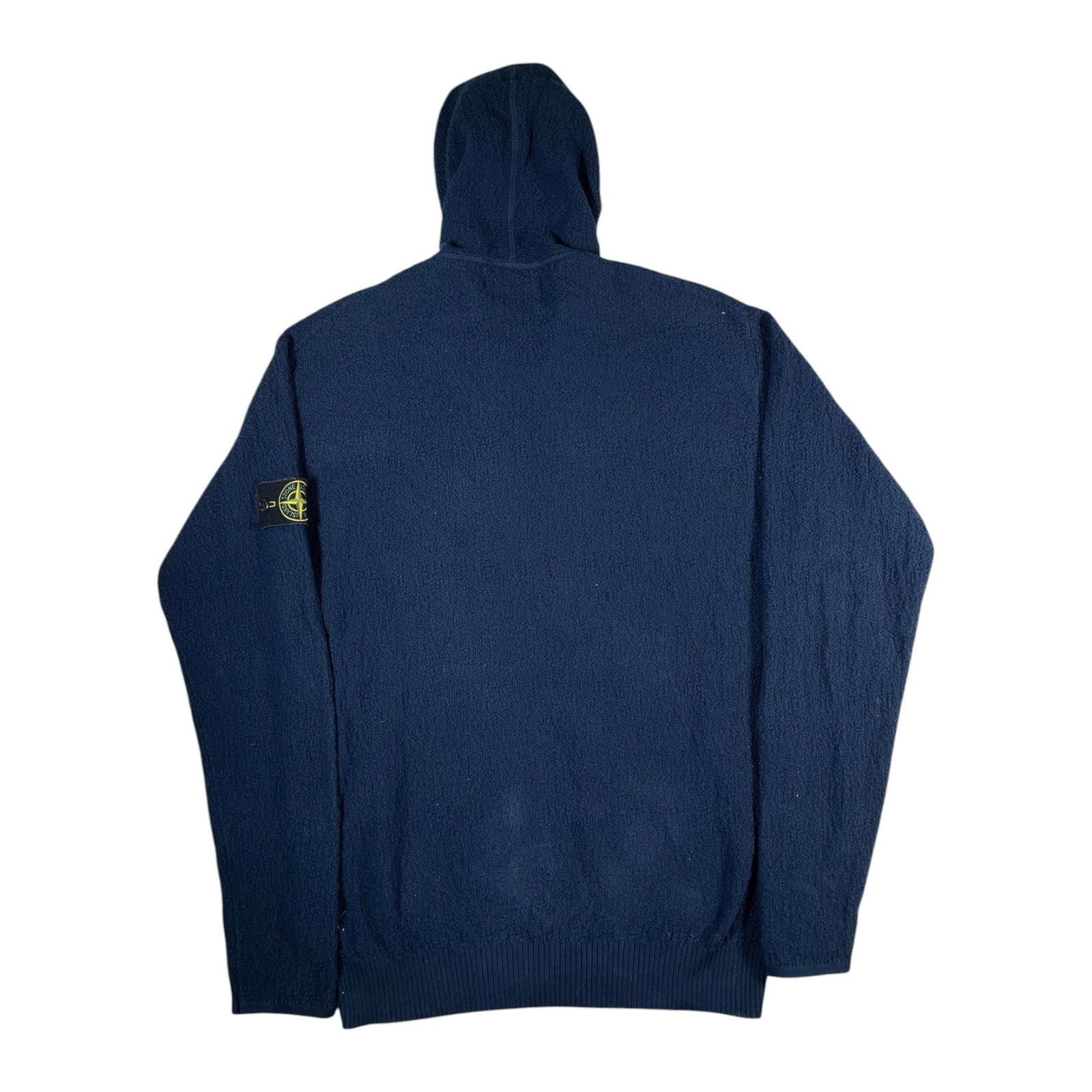 Stone Island Stone Island Zip Up Blue Hoodie Size US M / EU 48-50 / 2 - 2 Thumbnail