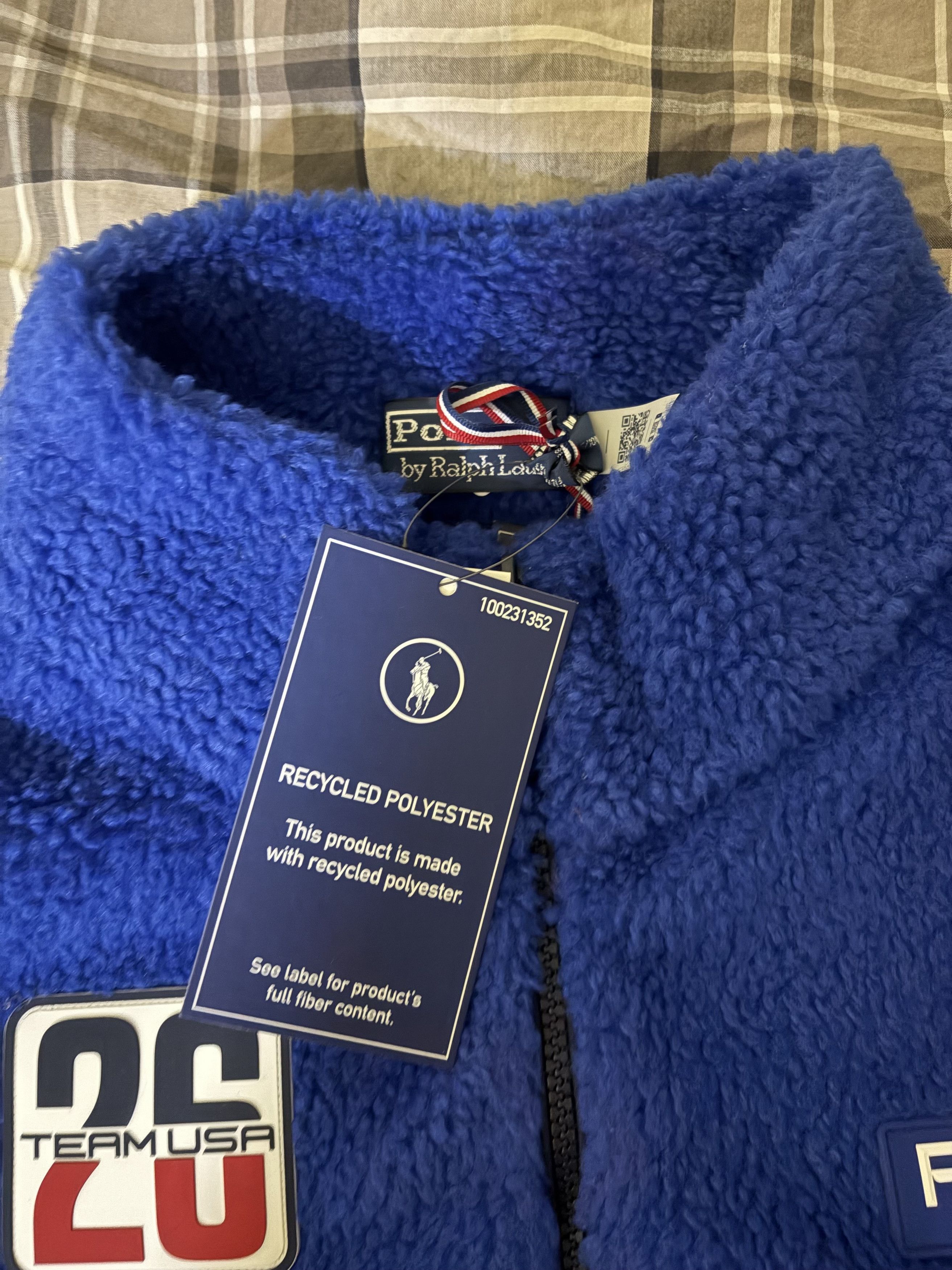Polo Ralph Lauren Team USA Pile Fleece Pullover Size US XL / EU 56 / 4 - 6 Thumbnail