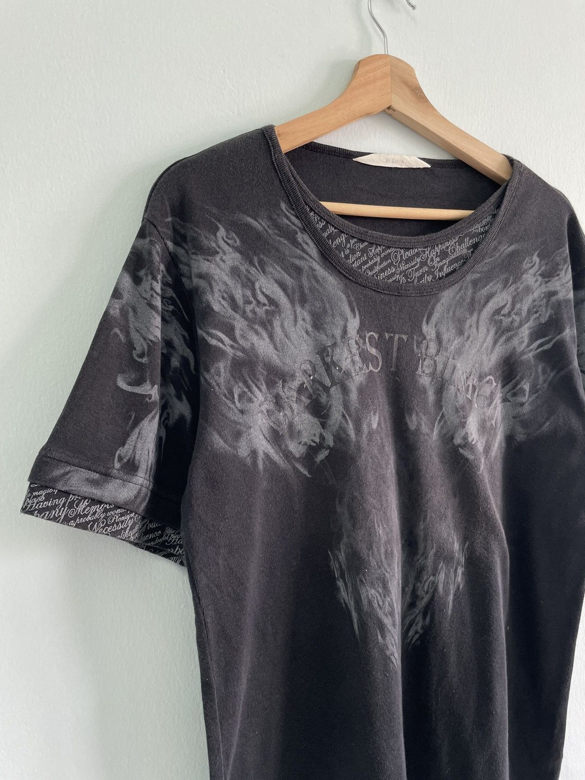 Hysteric Glamour Vintage Japanese Brand Flare Doublelayer Tee Size US L / EU 52-54 / 3 - 4 Thumbnail