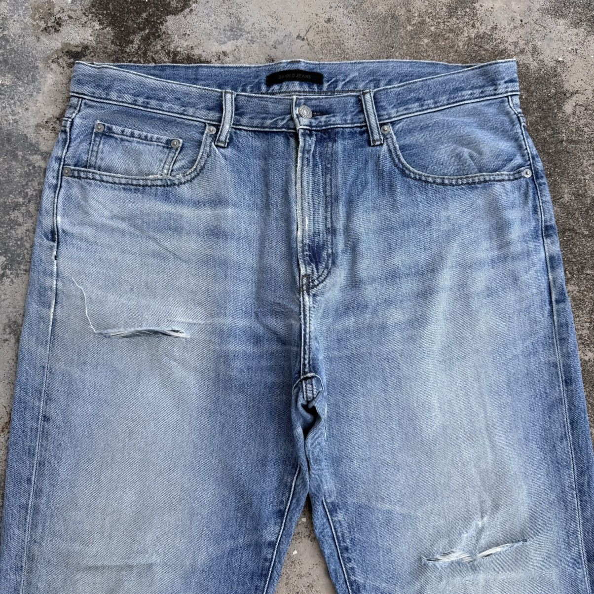 Japanese Brand Vintage Japanese Brand Faded Ripped Denim Jean Pants Size US 38 / EU 54 - 2 Thumbnail